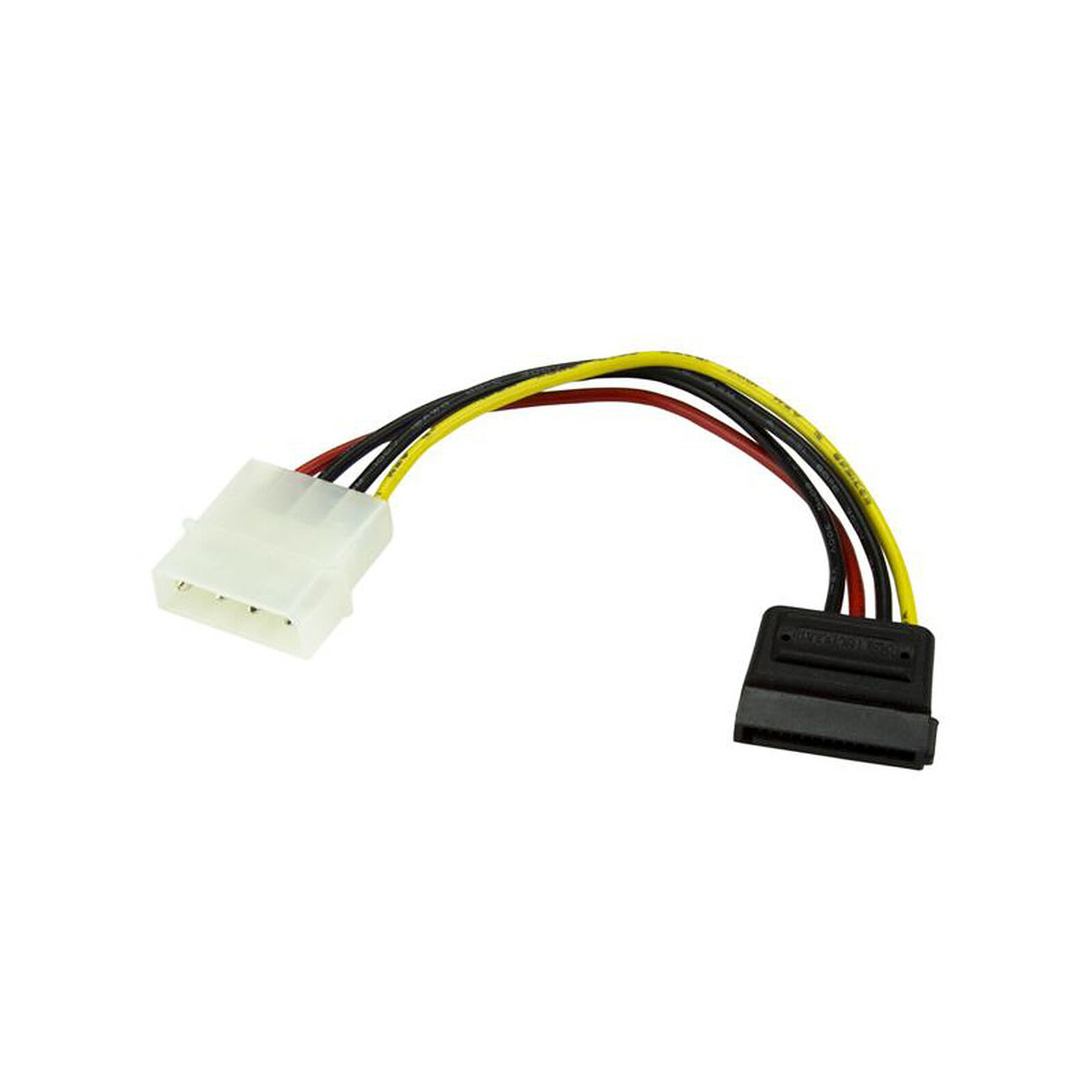 StarTech.com Câble adaptateur d'alimentation Molex (LP4) vers SATA - M/F -  15 cm - Serial ATA - Garantie 3 ans LDLC