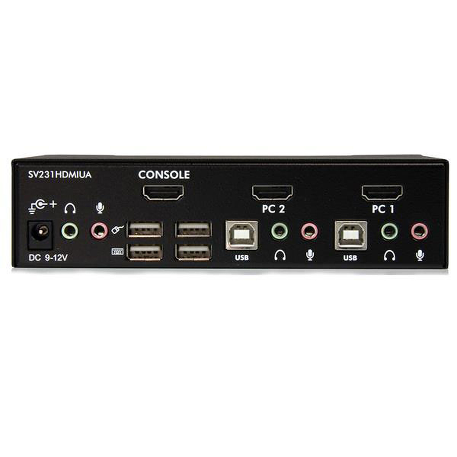 StarTech.com KVM switch écran clavier souris, 2 ports HDMI, USB et