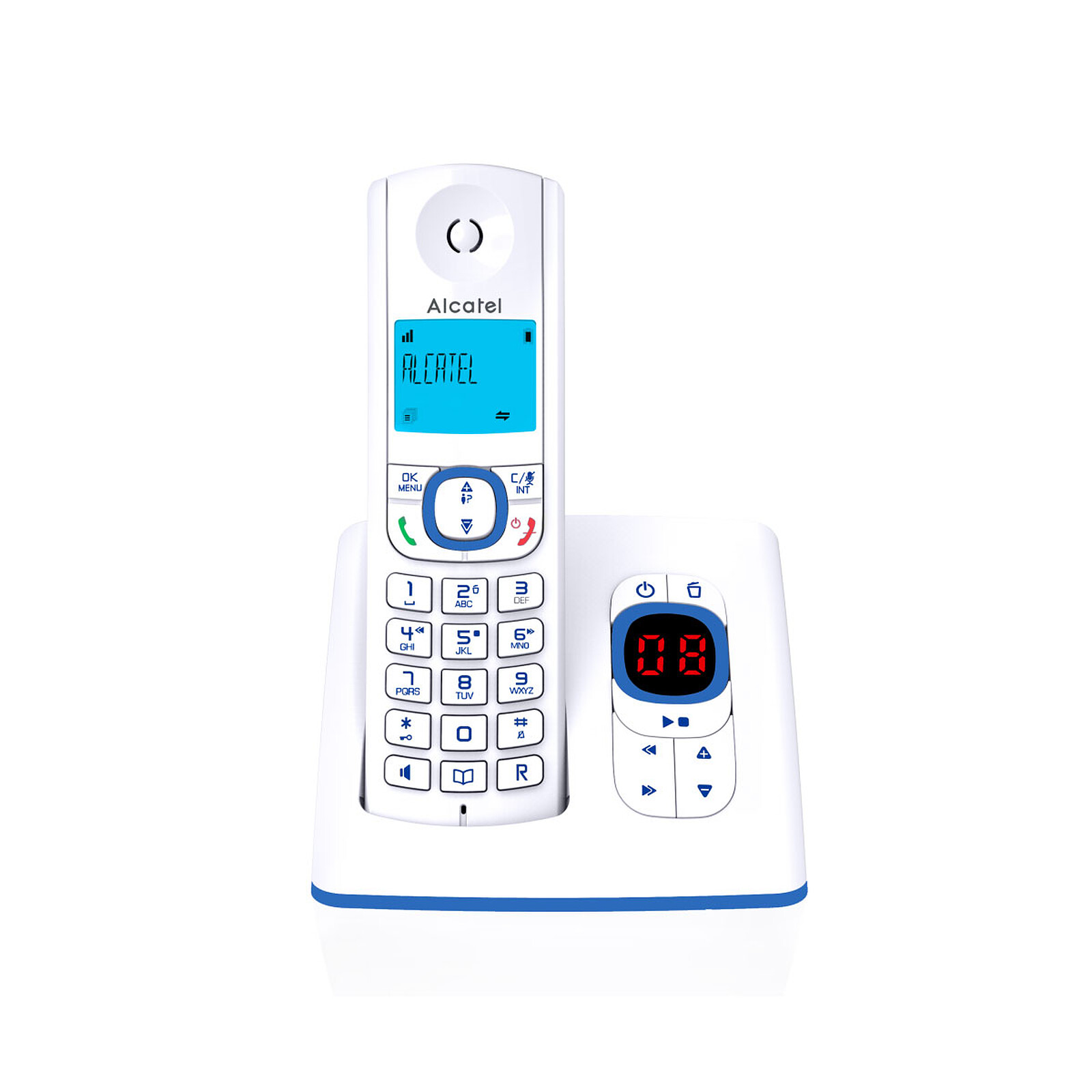 Alcatel F530 Voice Bleu - Téléphone sans fil - Garantie 3 ans LDLC