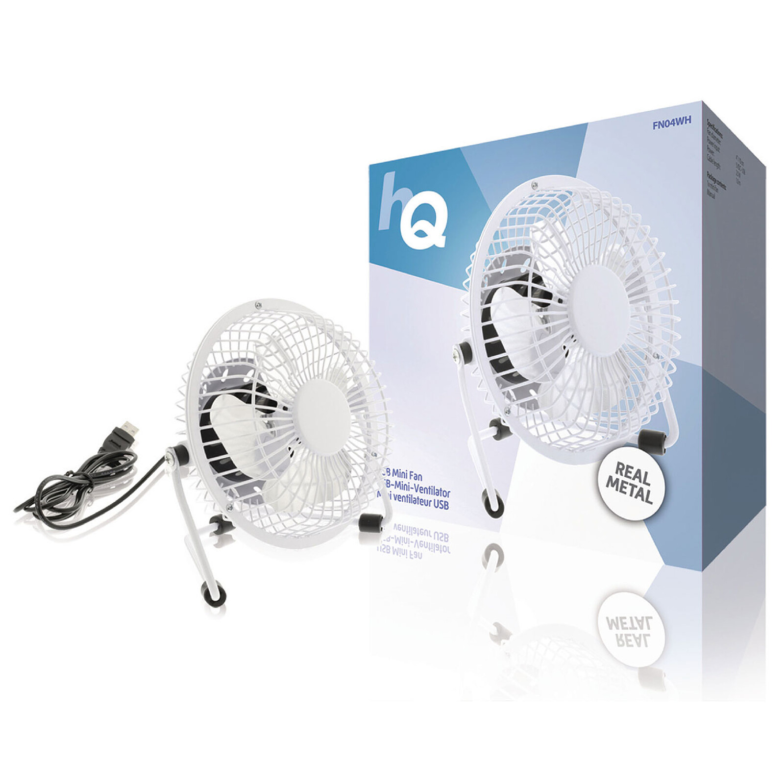 HQ Mini ventilateur USB (Blanc) - Figurines - Garantie 3 ans LDLC