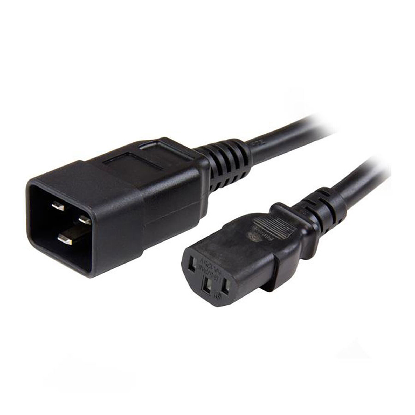 Double câble d'alimentation pour PC, moniteur et onduleur (1,8 m) - Câble  Secteur - Garantie 3 ans LDLC