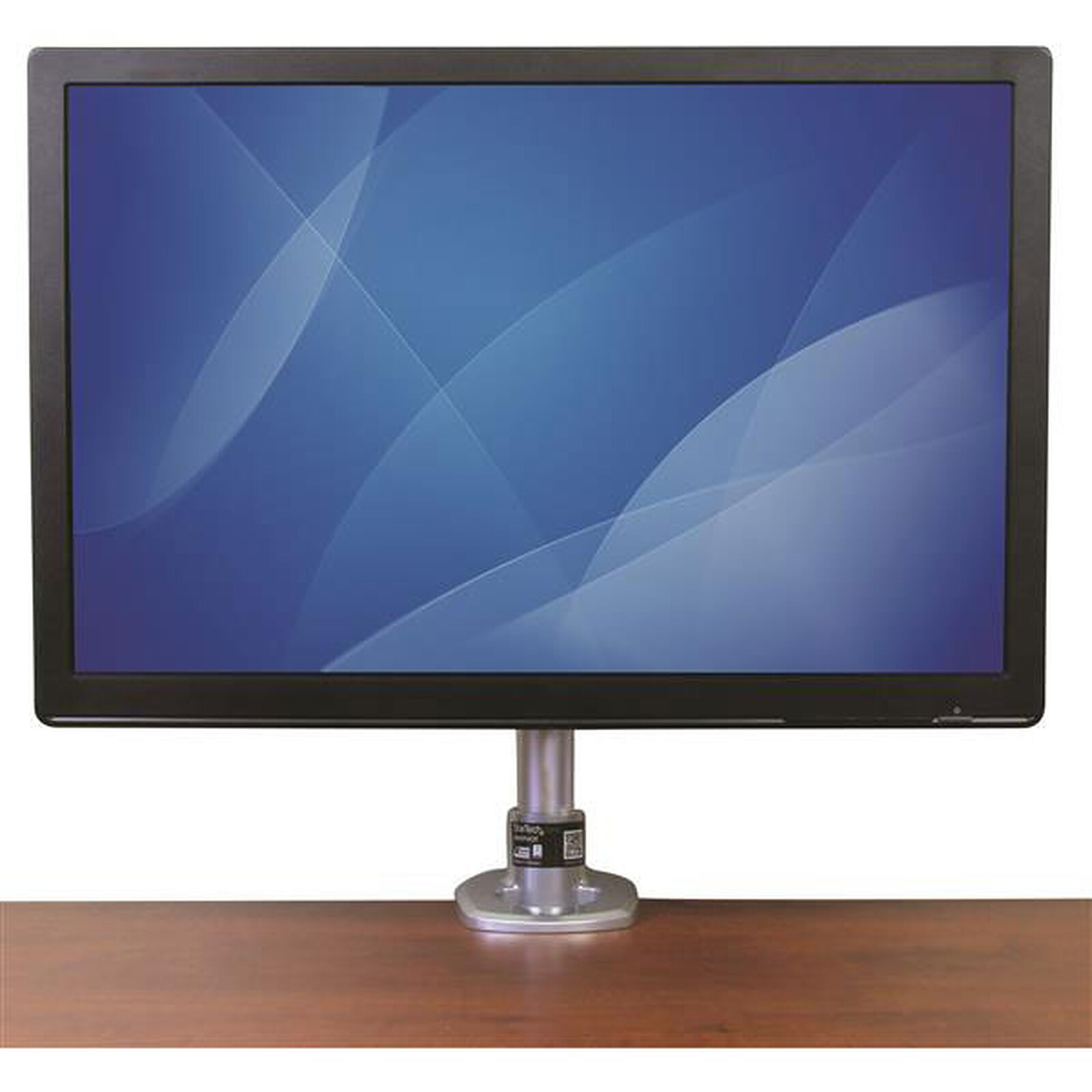 1home Braccio Supporto da Tavolo Scrivania per 3 Monitor con Base Installa per LCD LED Monitore Lo Schermo di TV da 13-24