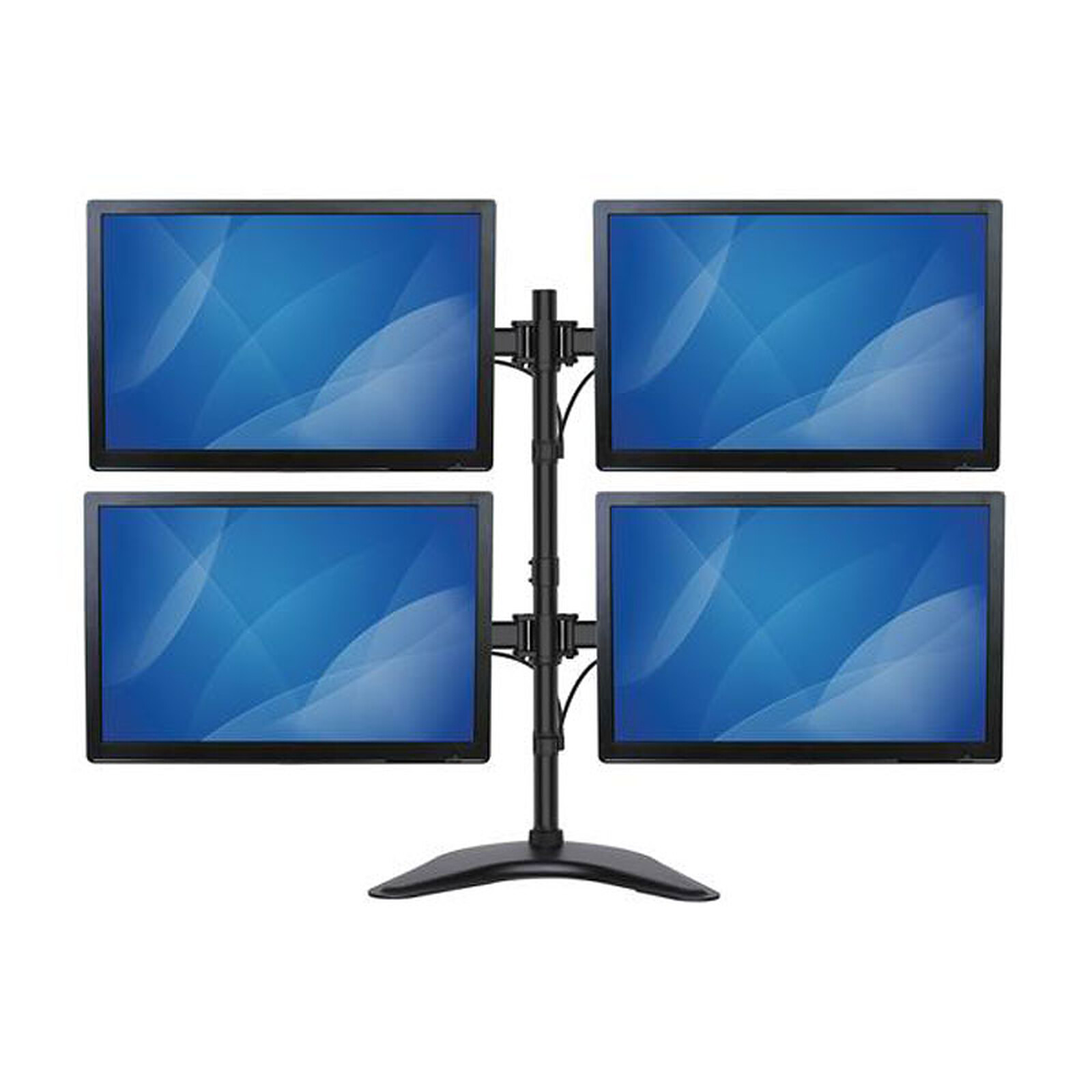StarTech.com Support de bureau articulé pour 4 écrans LCD jusqu'à 27 -  Bras & Pied - Garantie 3 ans LDLC