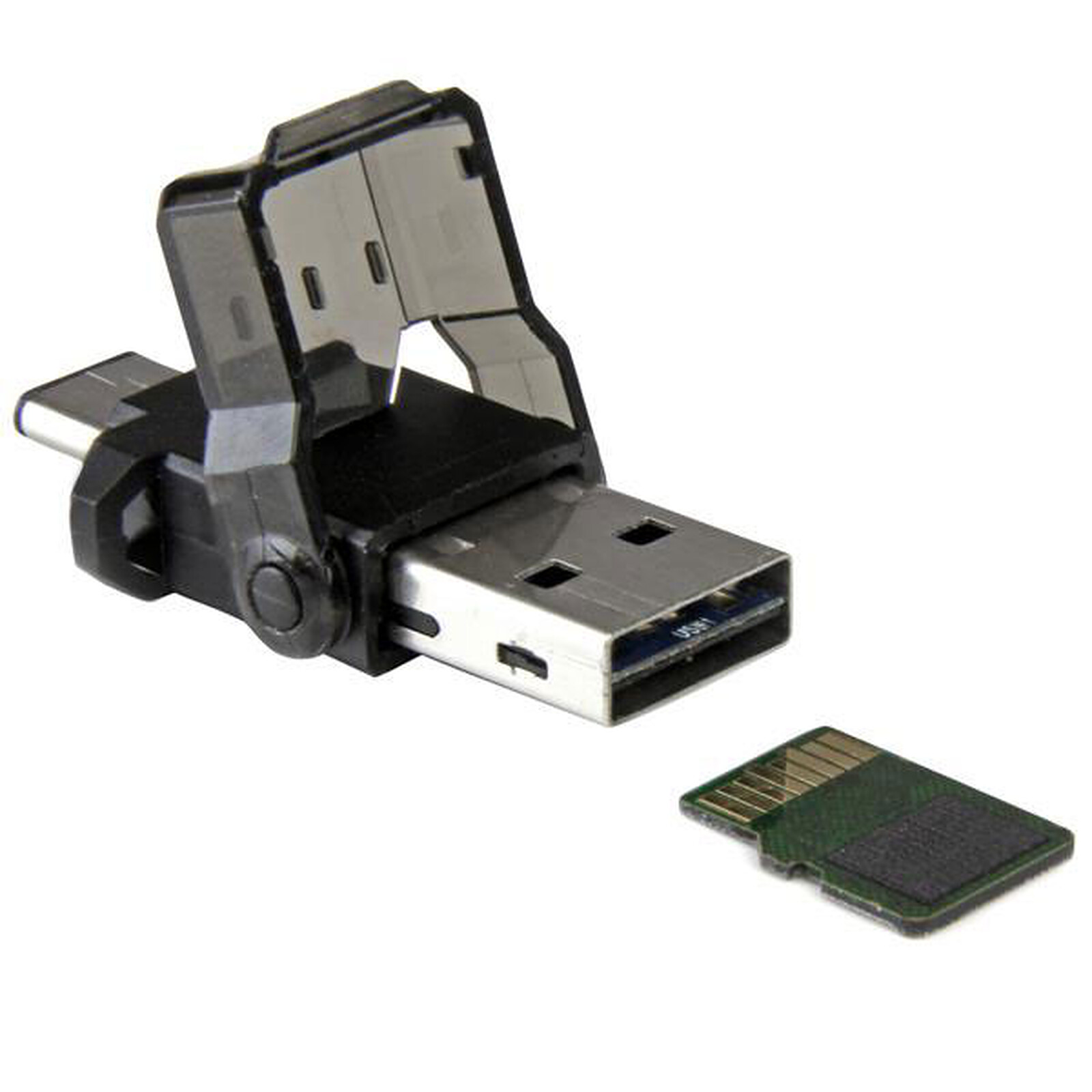 StarTech.fr Lecteur de Carte Mémoire USB - Lecteur de Carte SD USB 3.0 -  Compact - 5Gbps - Lecteur de Carte USB - Adaptateur USB MicroSD