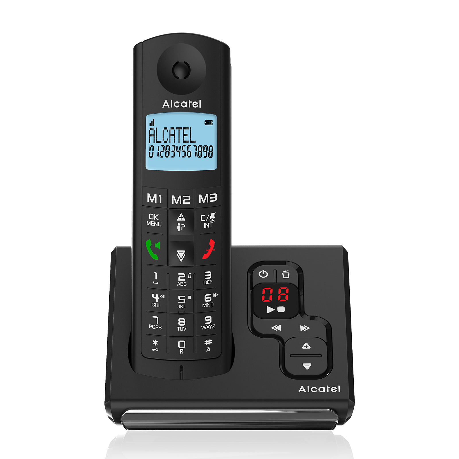 Alcatel F690 Voice Noir - Téléphone sans fil - Garantie 3 ans LDLC