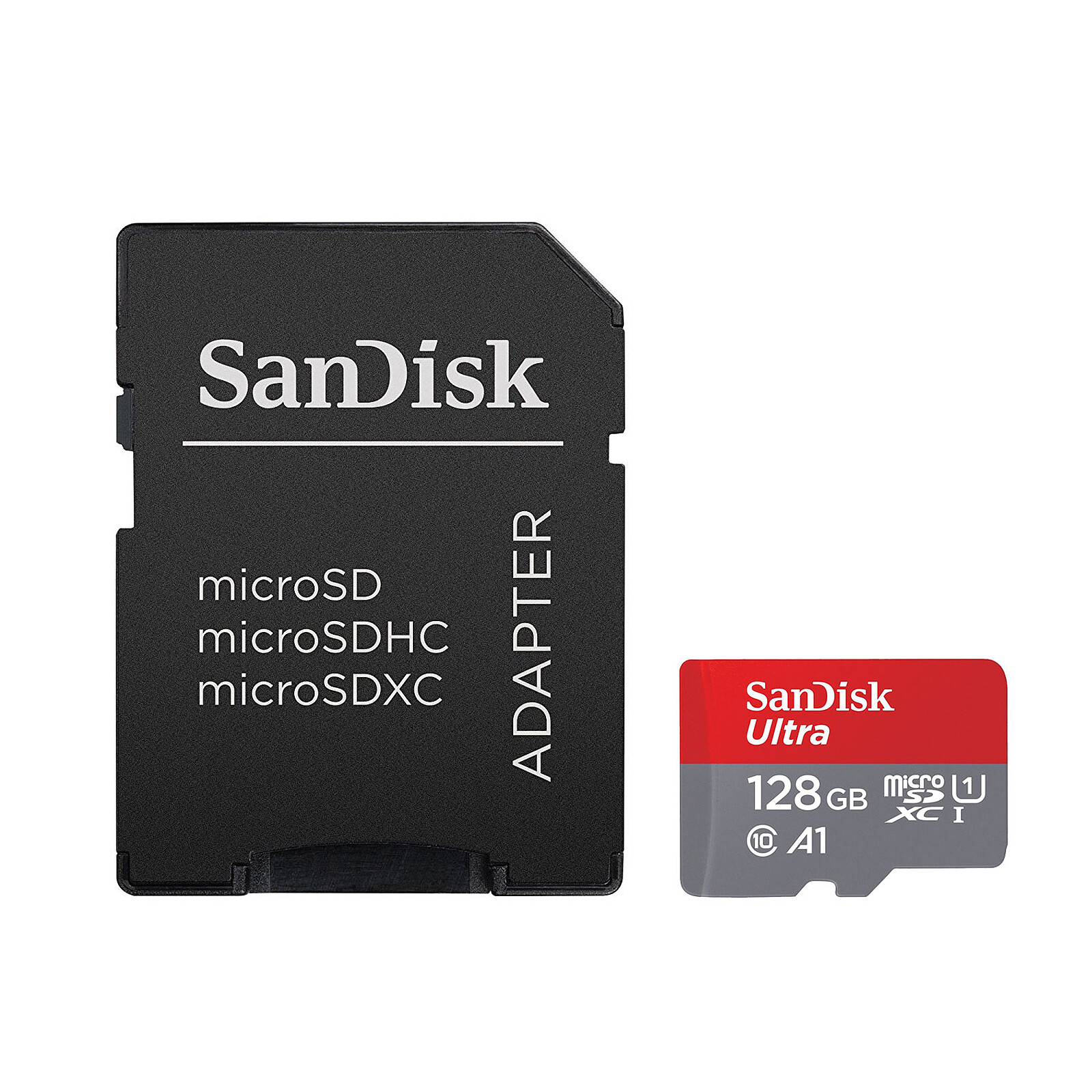 Feeling Arthur Conan Doyle curb SanDisk Ultra Android microSDXC 128 Go + Adaptateur SD - Carte mémoire  Sandisk sur LDLC