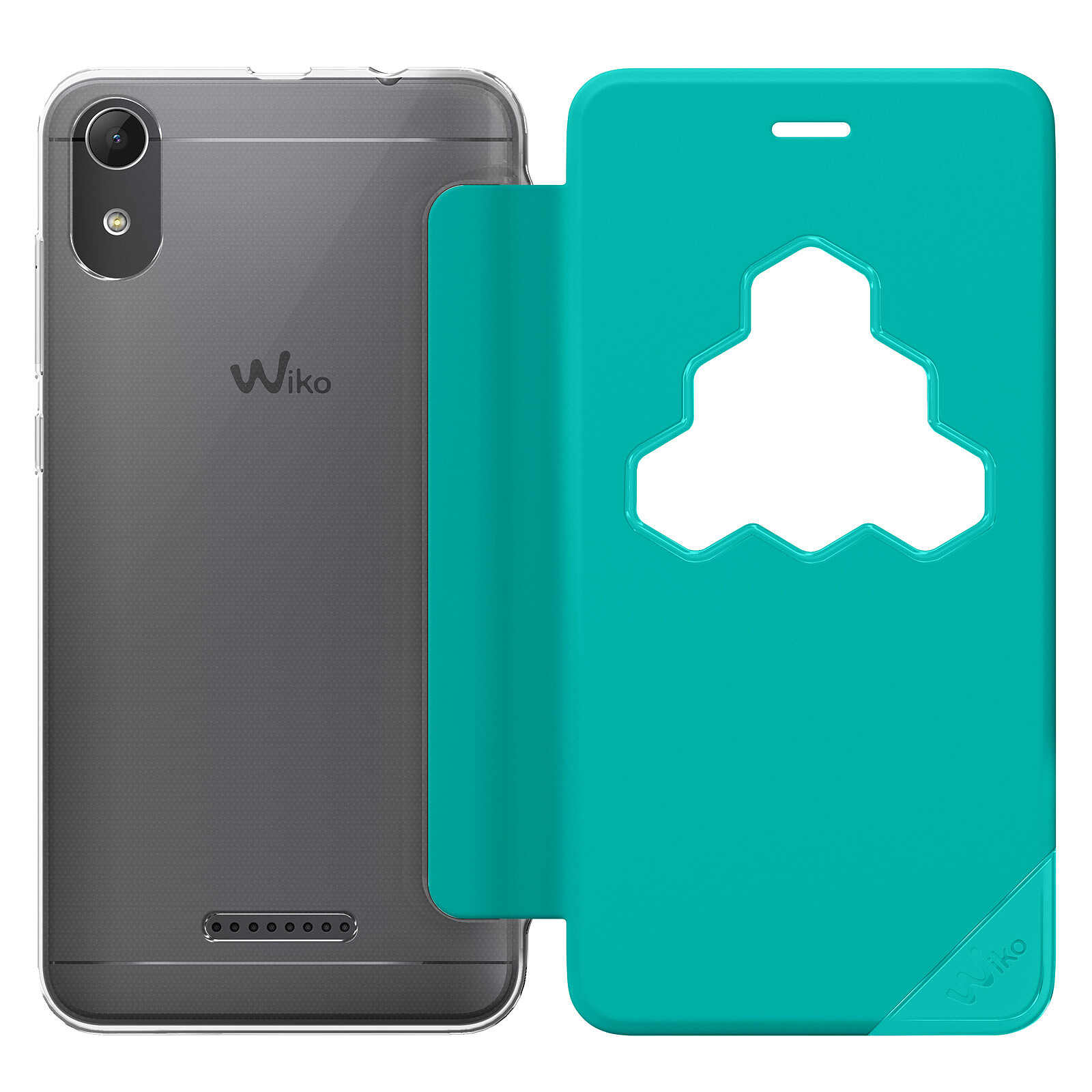 Umeki Verduisteren soort Wiko Smart Folio Case Wicube Bleen Lenny 4 - Phone case Wiko on LDLC | Holy  Moley