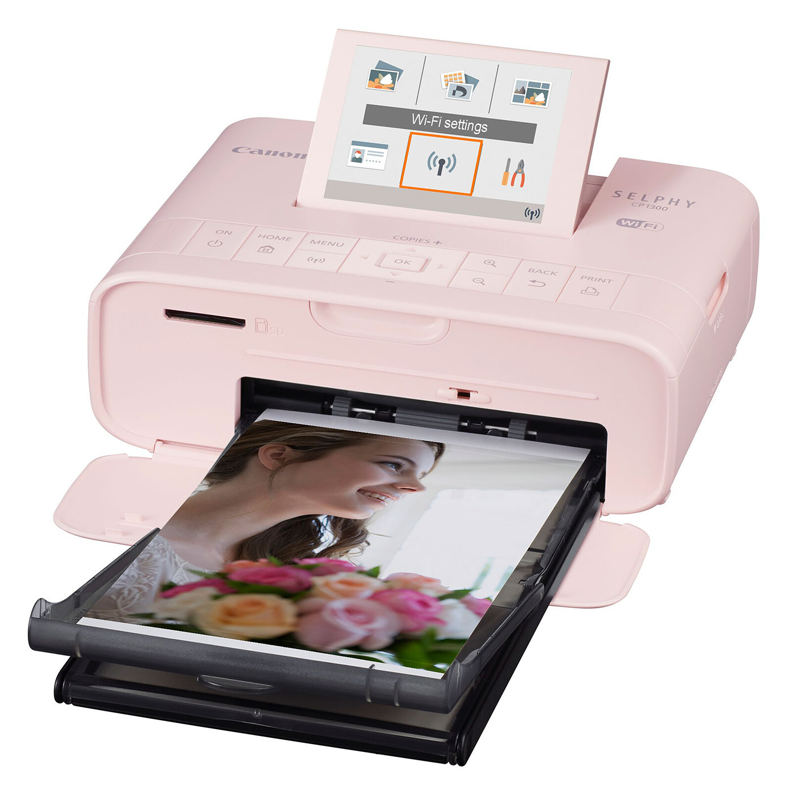 Imprimante photo portable couleur Canon SELPHY CP1500 - Rose