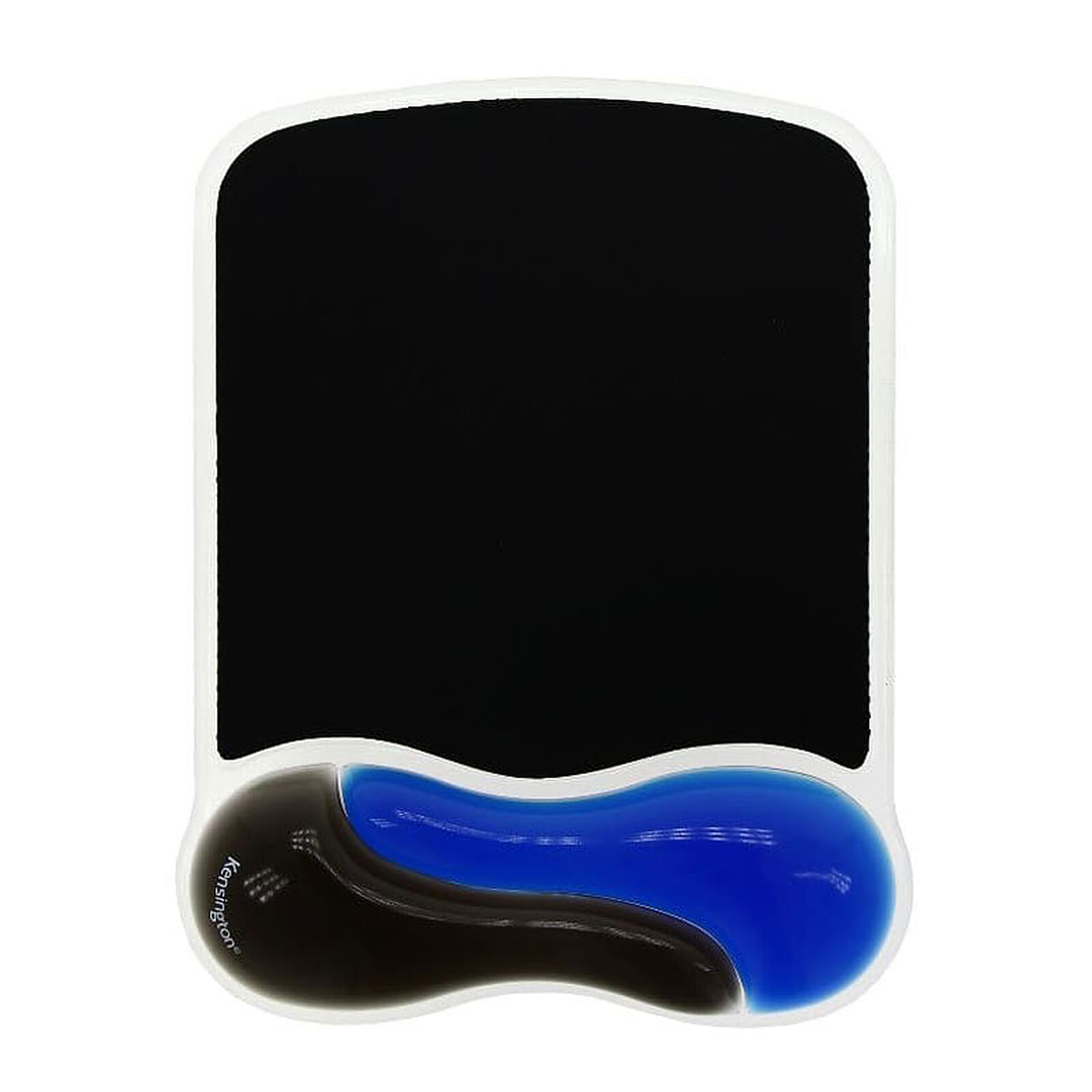 Kensington Duo Gel Wave Mouse Pad Wrist Rest Blue