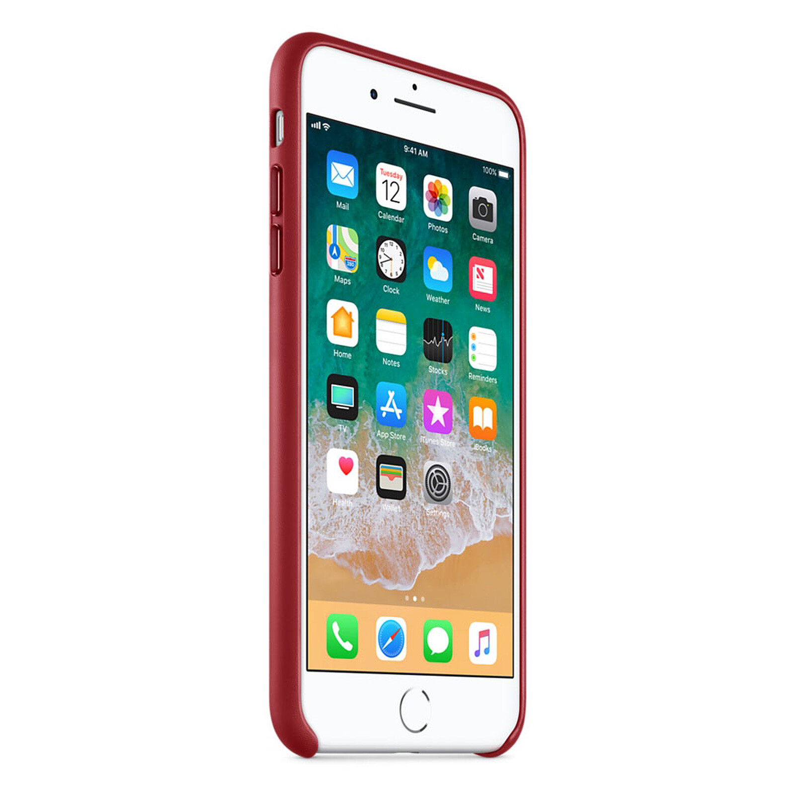 coque iphone 8 plus rouge apple