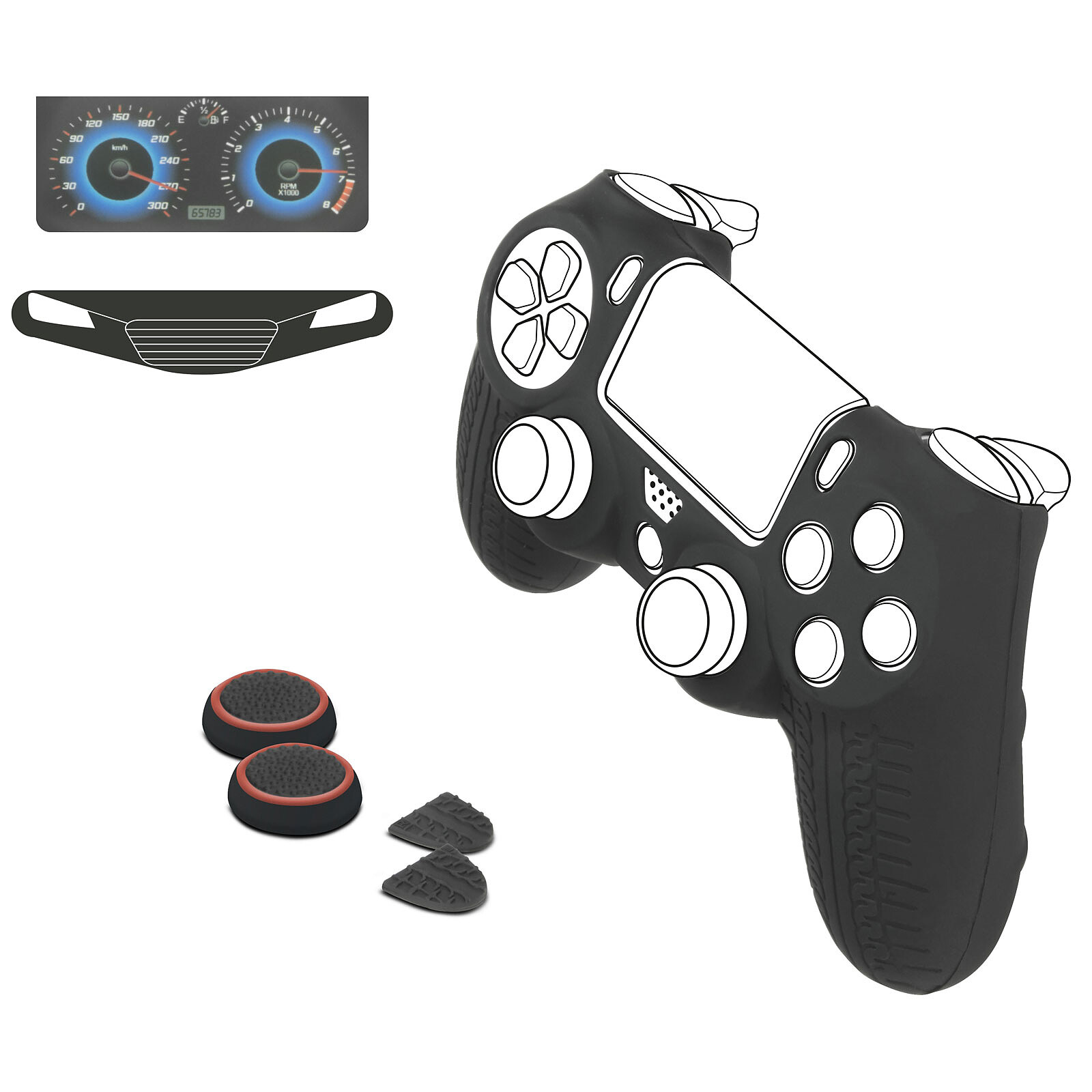Subsonic Kit pour Manette PS4 - PSG - Accessoires PS4 - Garantie 3 ans LDLC