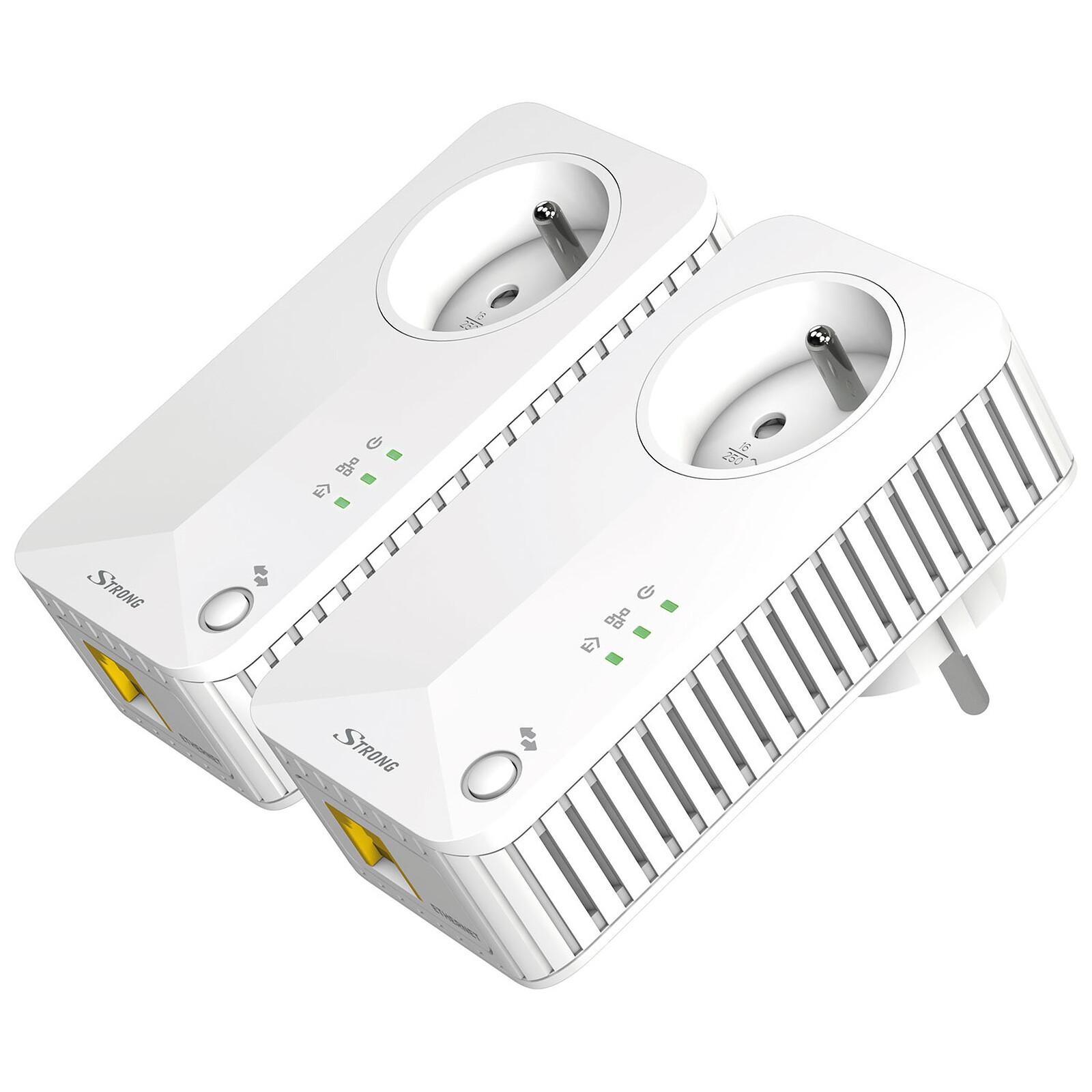 Kit 2 prise CPL Wifi 2 ports ethernet et prise gigogne TL-PA4025P , TP-LINK