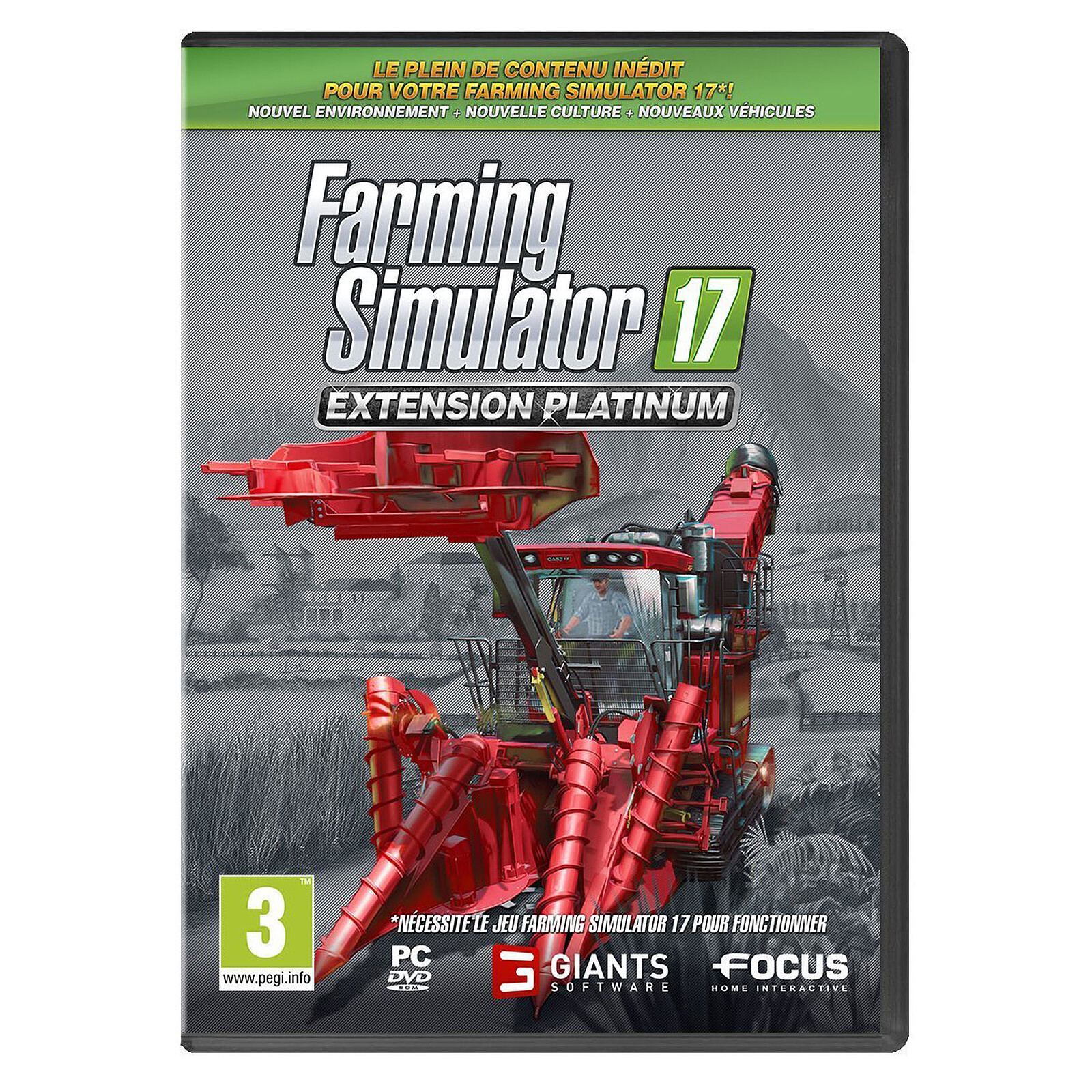 Farming Simulator 17 Extension Platinum Pc Jeux Pc Focus Home Interactive Sur Ldlc Com