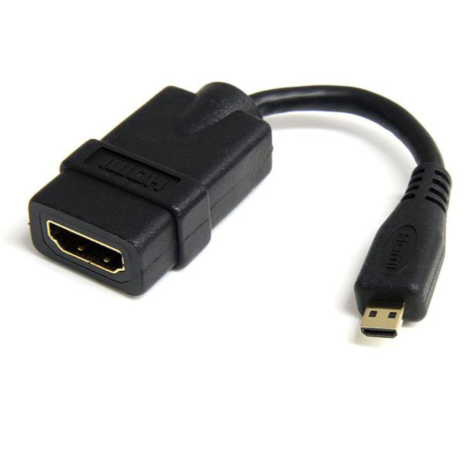 StarTech.com Adaptateur micro HDMI vers HDMI 1.4 - 4K 30Hz - M/F - 13 cm -  HDMI - Garantie 3 ans LDLC