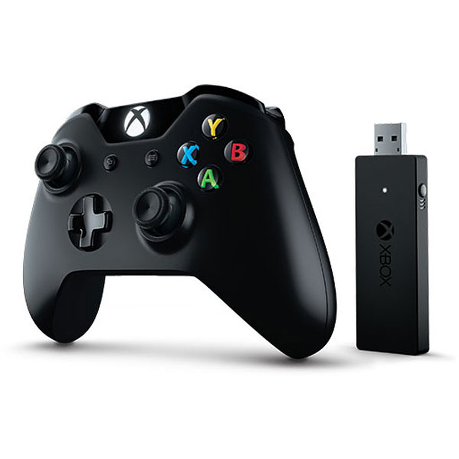 Microsoft Xbox One Controller + Wireless Adapter - Manette PC - Garantie 3  ans LDLC