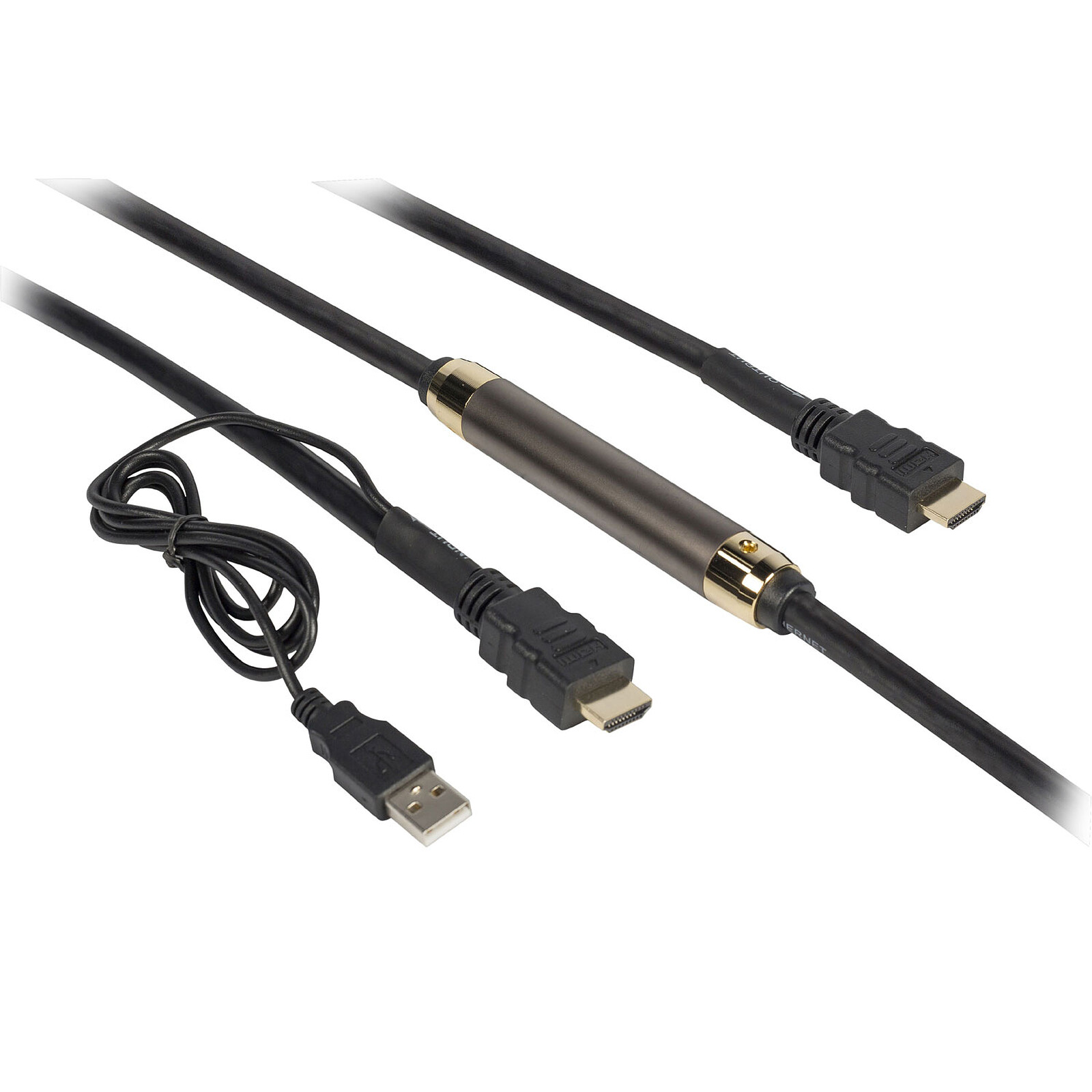 MCL Câble HDMI 2.0 fibre optique (20m) - HDMI - Garantie 3 ans LDLC