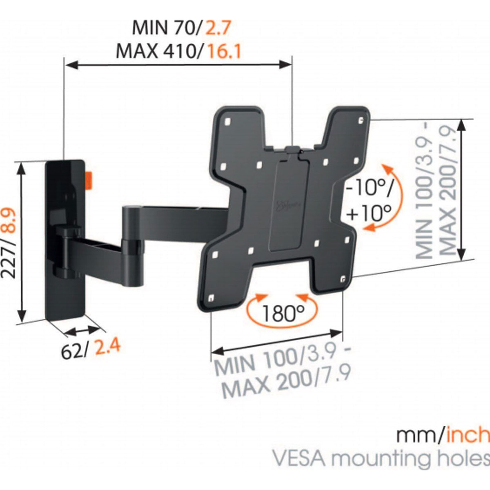 Confort Vogel's TVM 3605 - Soporte pared TV - LDLC