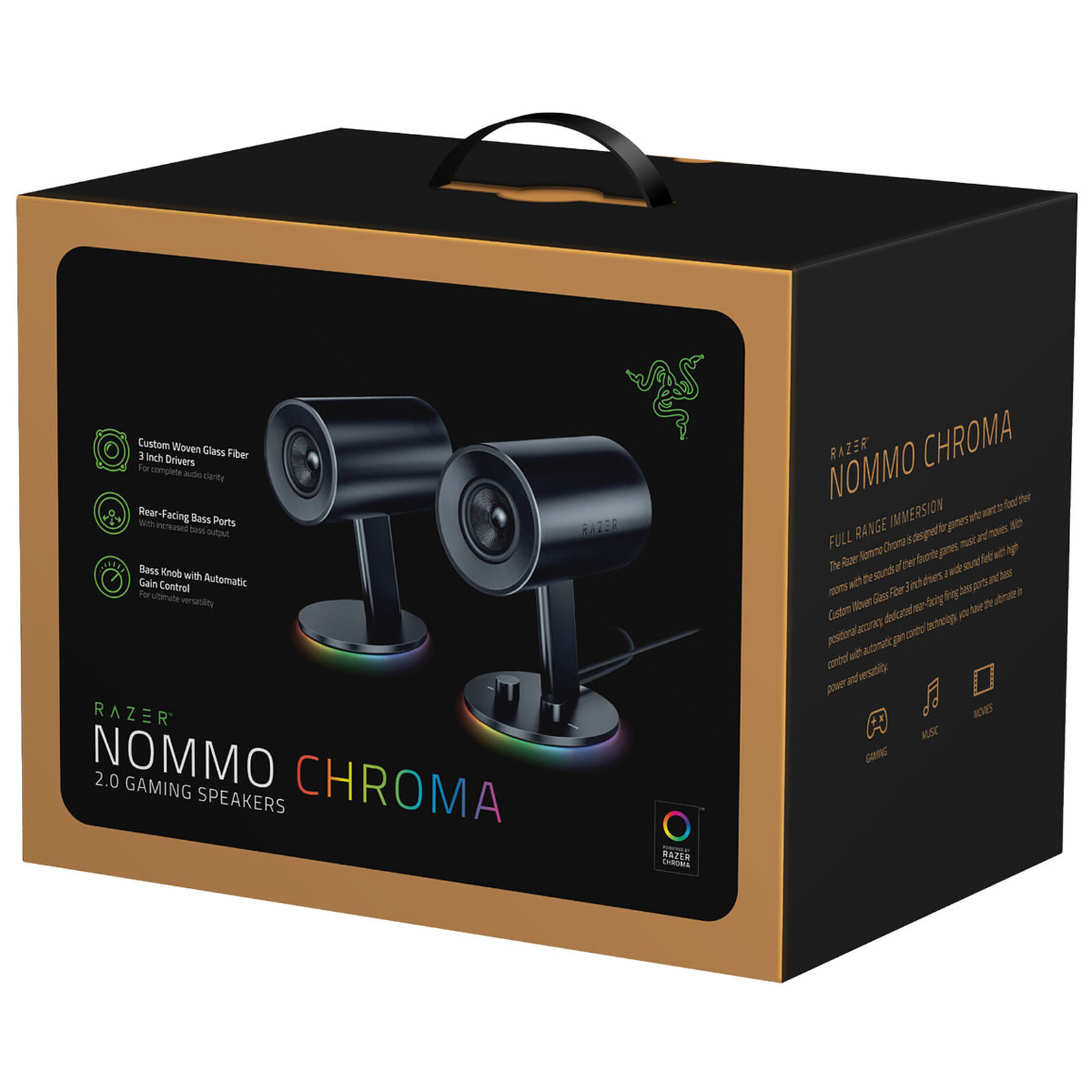 Razer Nommo Chroma - PC speakers Razer on LDLC