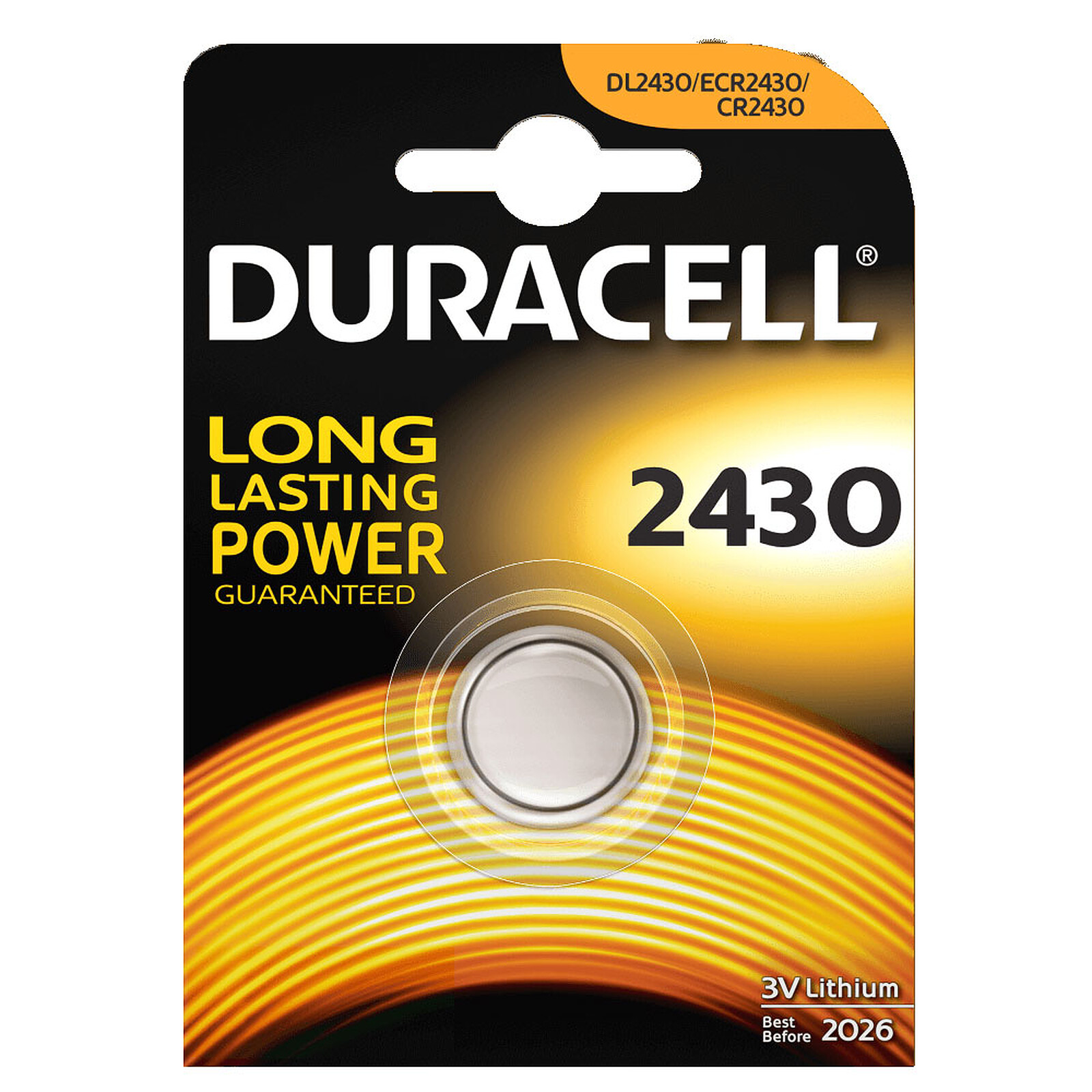 Duracell 2430 Lithium 3V (5000394030398) - Achat Pile & accu