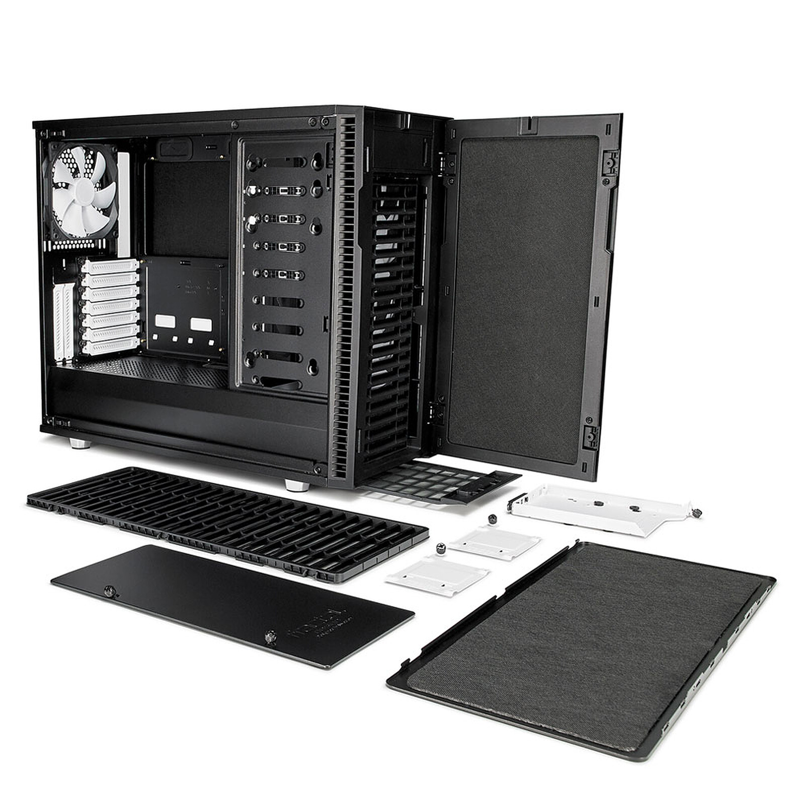 FRACTAL DESIGN BOITIER PC Define C - Moyen Tour - Noir - Format ATX  (FD-CA-DEF-C-BK) - Boitier PC - Achat & prix
