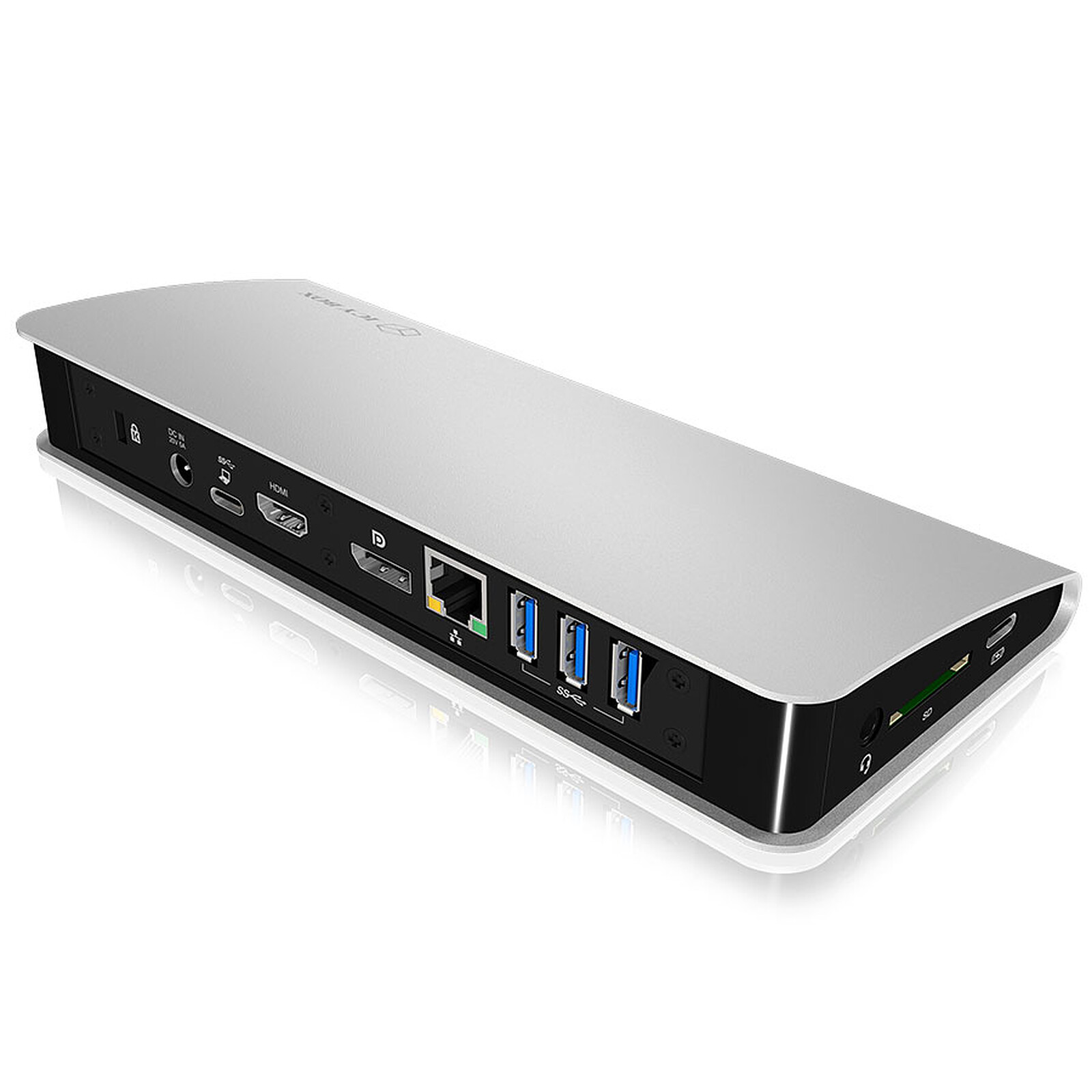 ICY BOX IB-DK2403-C - Station d'accueil PC portable - Garantie 3 ans LDLC