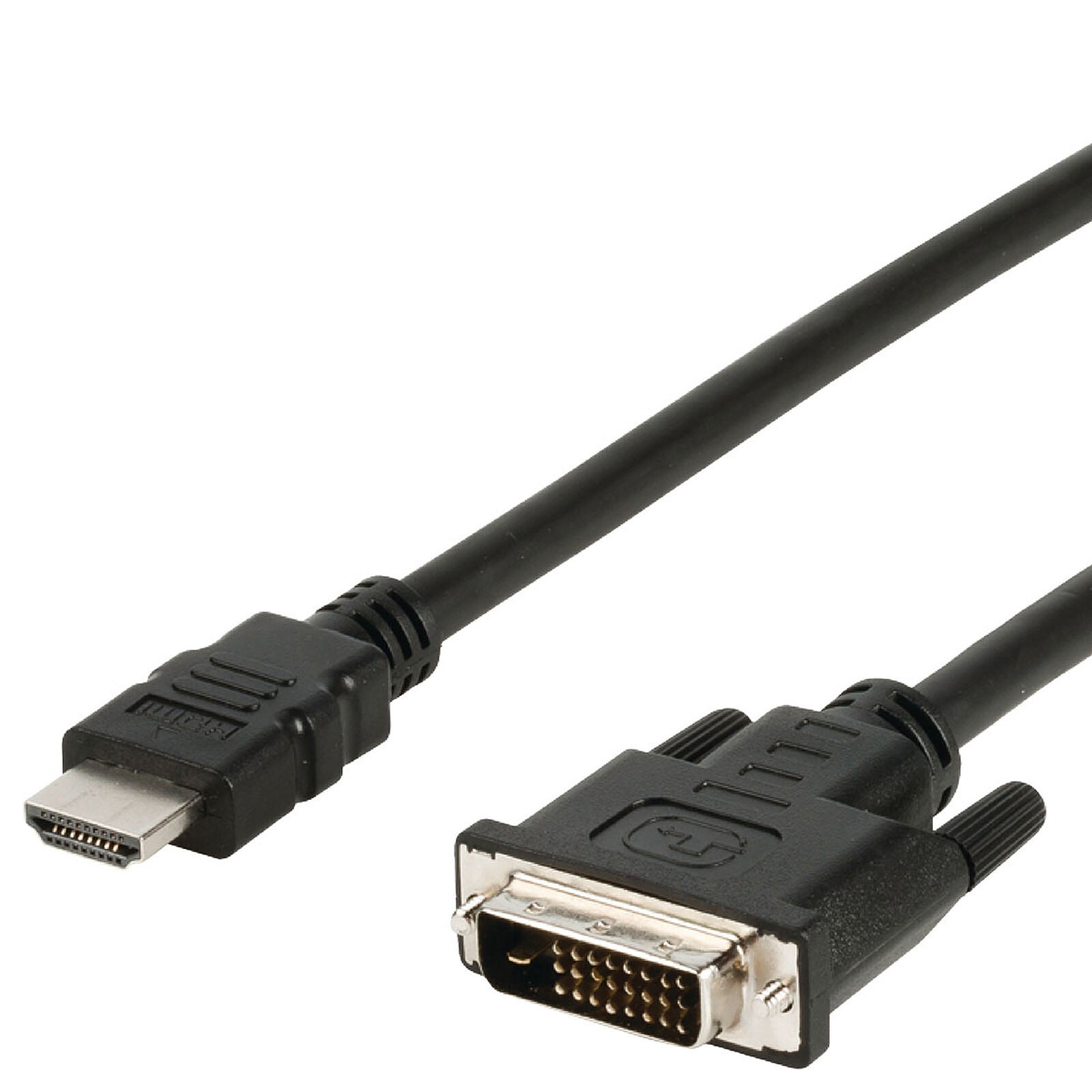 Overfladisk masse tavle DVI-D Dual Link Male / HDMI Male Cable (2 meters) - DVI Generic on LDLC