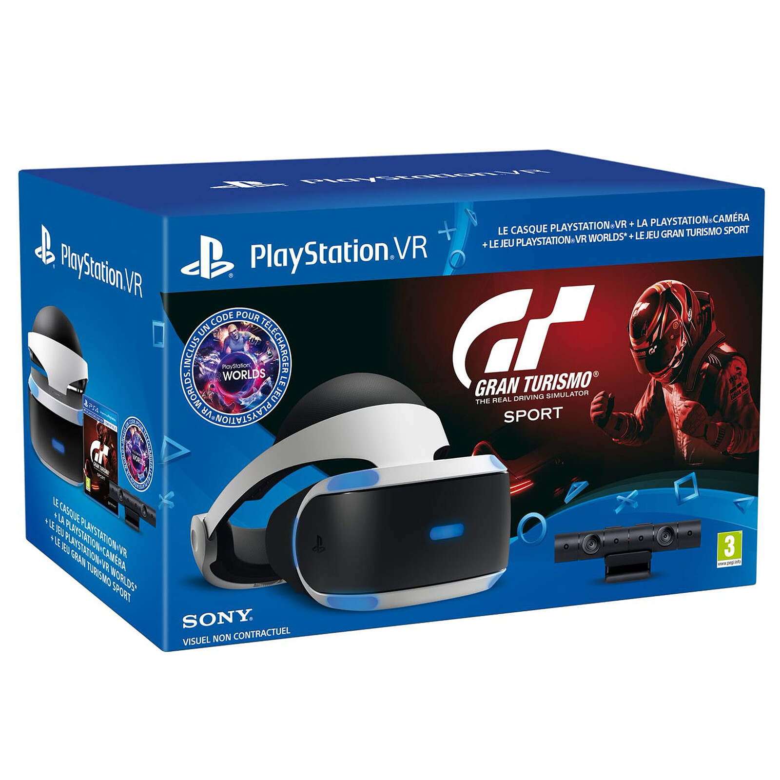 Casque VR PS4 + Caméra - Accessoires Jeux Vidéo