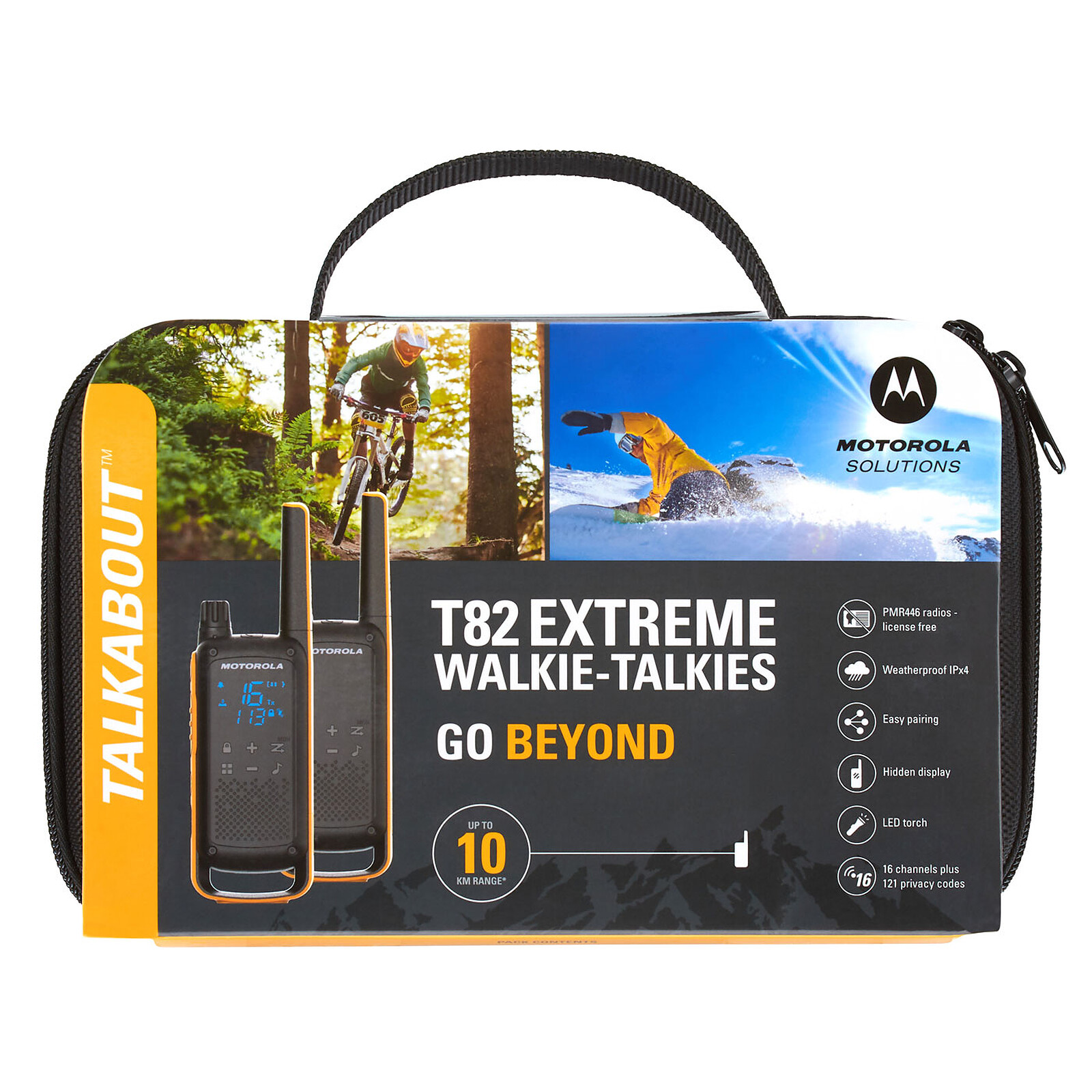 Pack de 6 Motorola T82 EXTREME - Talkie Walkie - B8P00811YDEMAG
