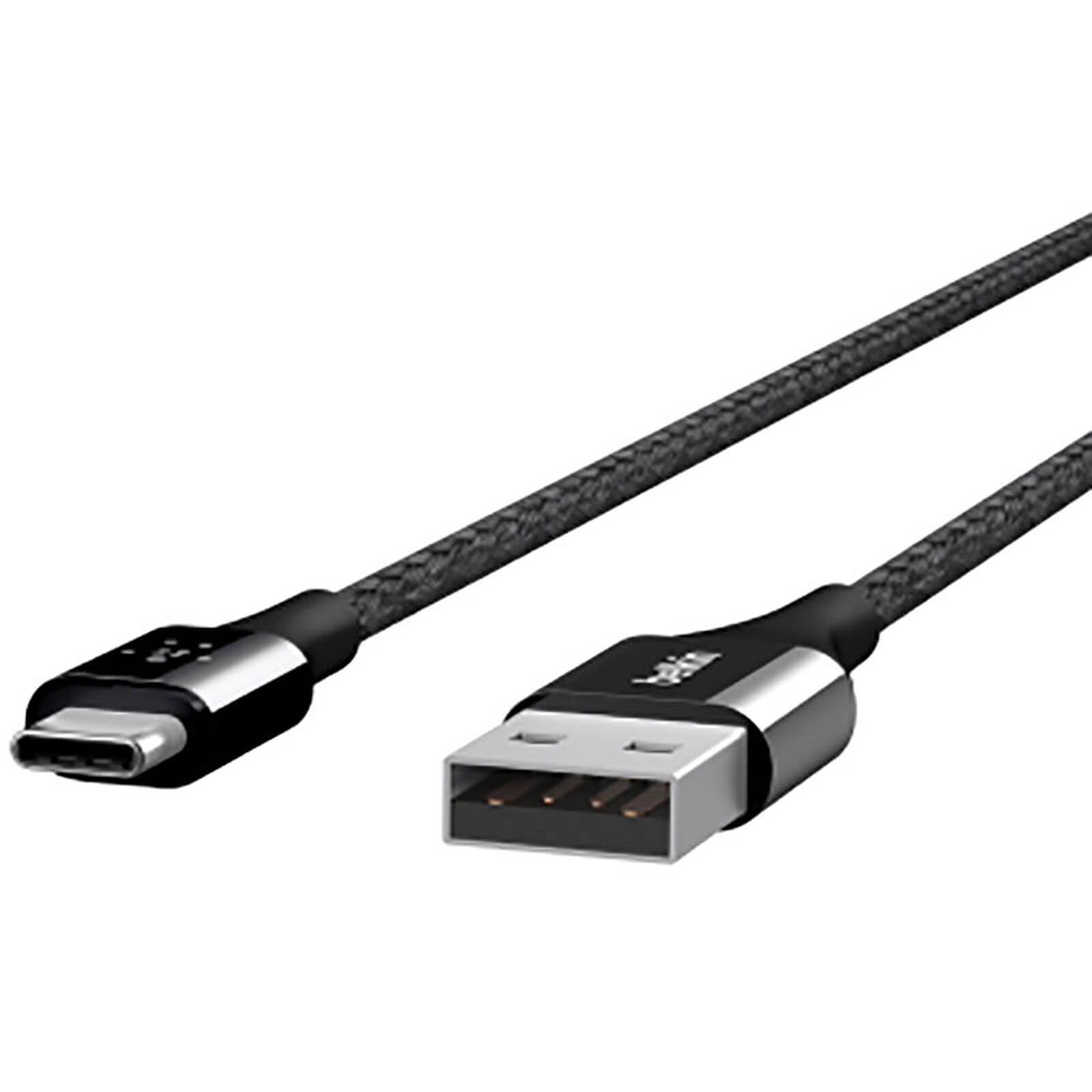 Belkin Câble USB-C Boost Charge câble de recharge USB-C vers USB-A, câble USB Type-C pour Samsung, Pixel, iPad Pro, Nintendo Switch, etc. ; 15 cm, noir