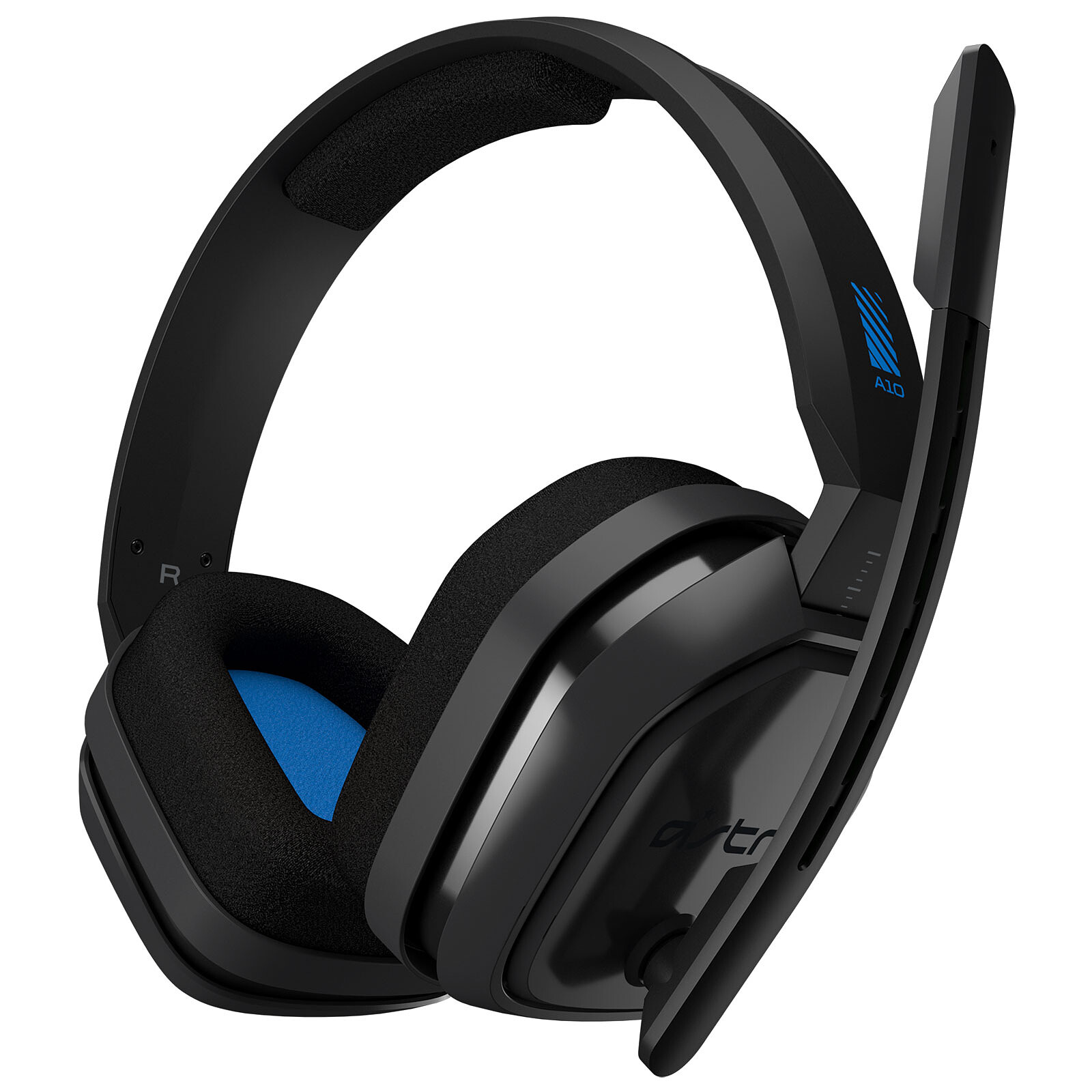 auriculares gamer astro a10 white y blue detalles