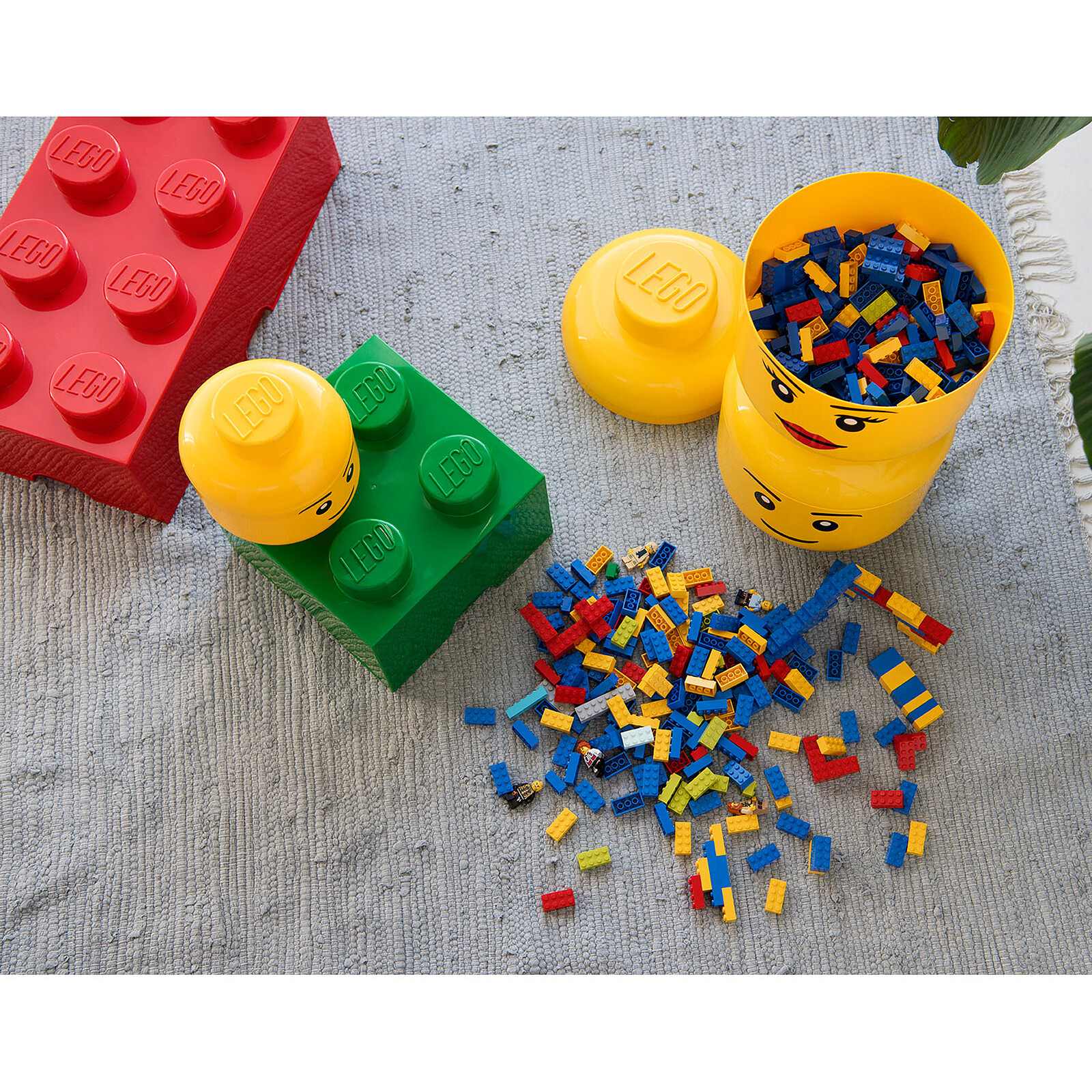 LEGO Tête de Rangement Garçon S - Boîte de rangement - Garantie 3 ans LDLC
