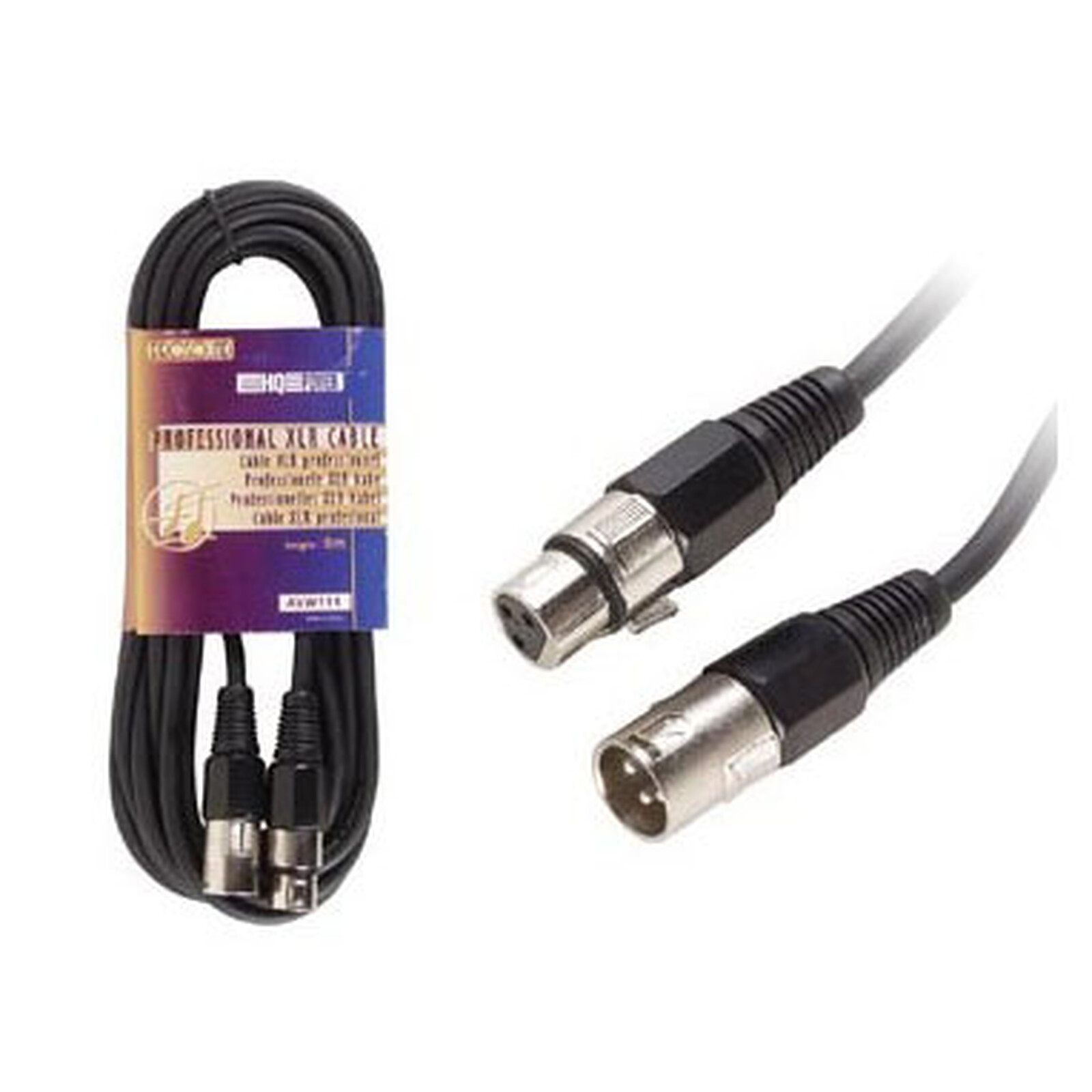 cálmese repentino convertible Cable XLR 3P macho / XLR 3P hembra (2 m) - Cable de audio digital Genérica  en LDLC