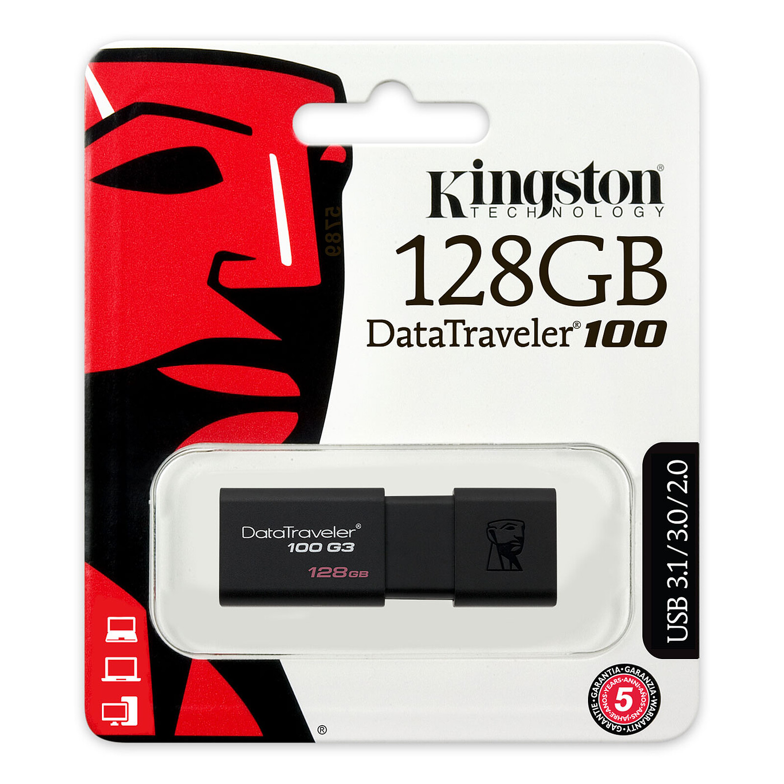 Cle USB 32Go Kingston DataTraveler 100 G3