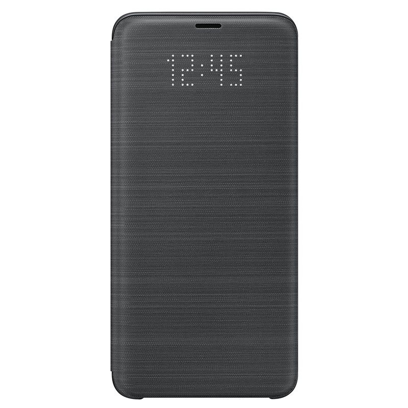 UEEBAI Coque pour Samsung Galaxy S9 Etui en Cuir PU Portefeuille Rétro Antichoc Flip Case Anti-Choc Housse avec Fentes de Cartes Fonction Support Noir Fermeture Magnétique