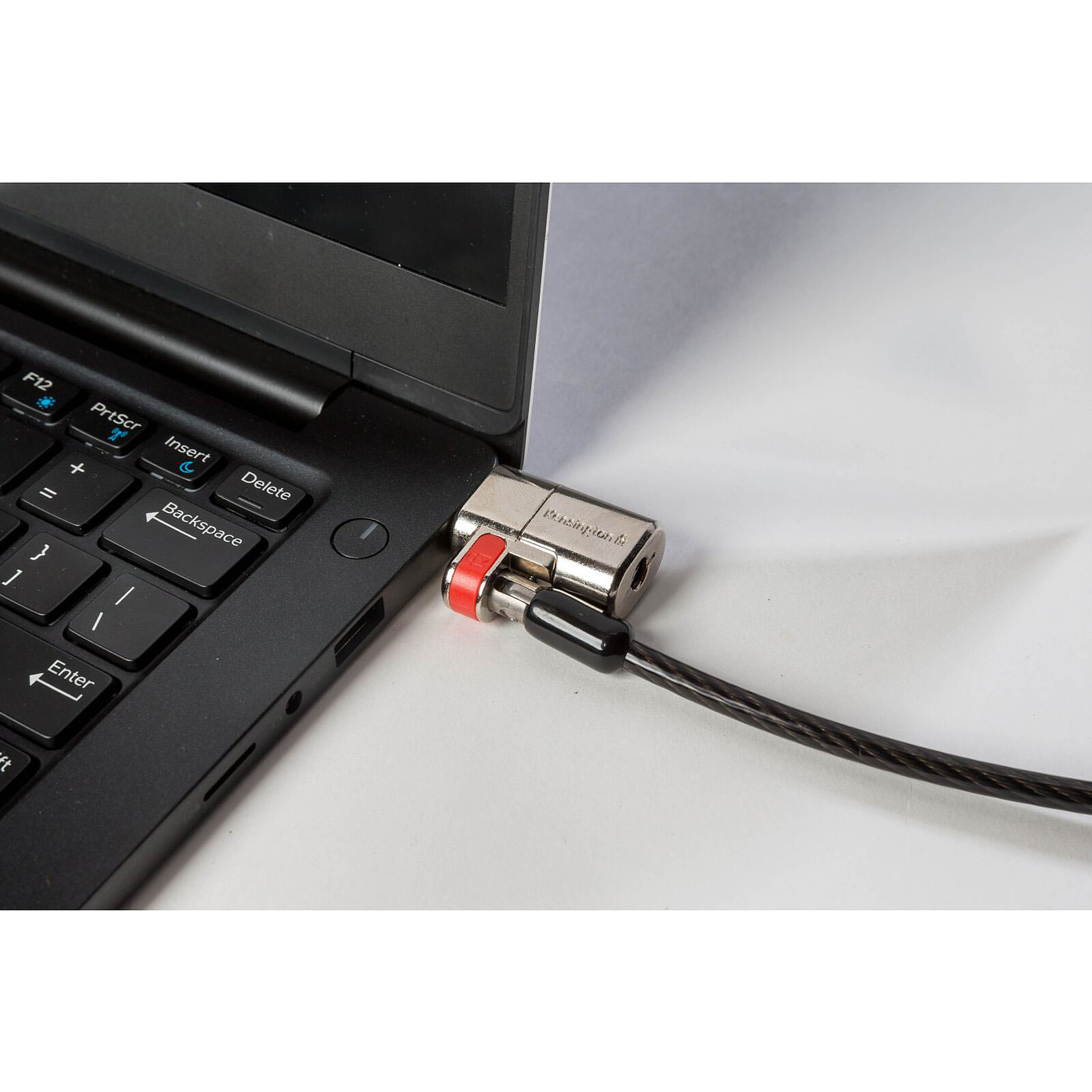 Kensington ClickSafe NanoSaver Anchor - Mini Laptop Security Lock Mount For Desks