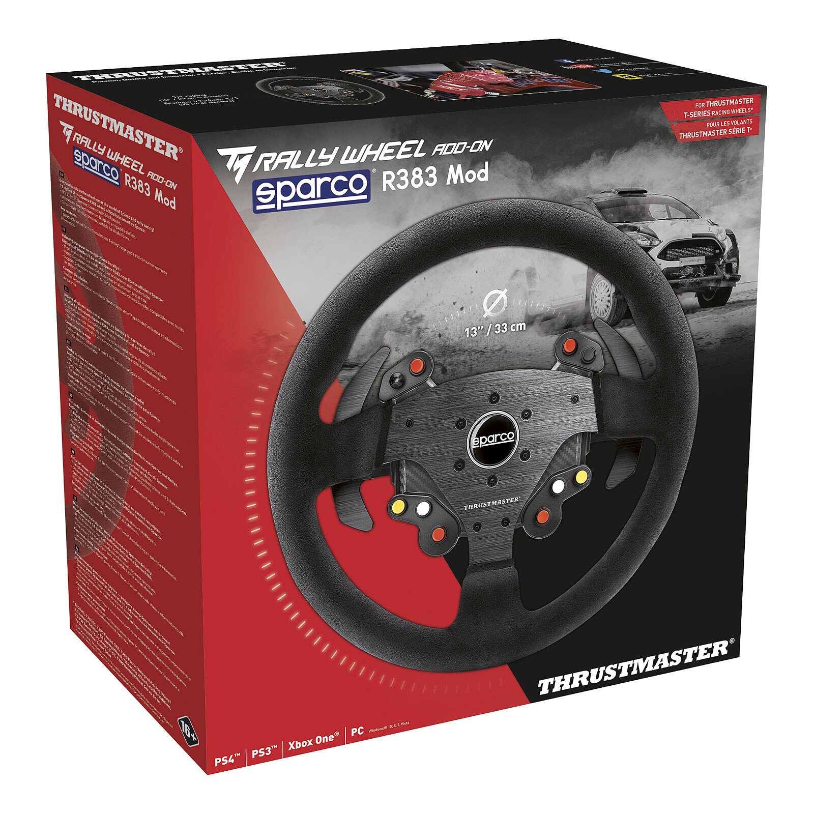 Thrustmaster Rally Wheel Add-on Sparco R383 Mod - Volant PC
