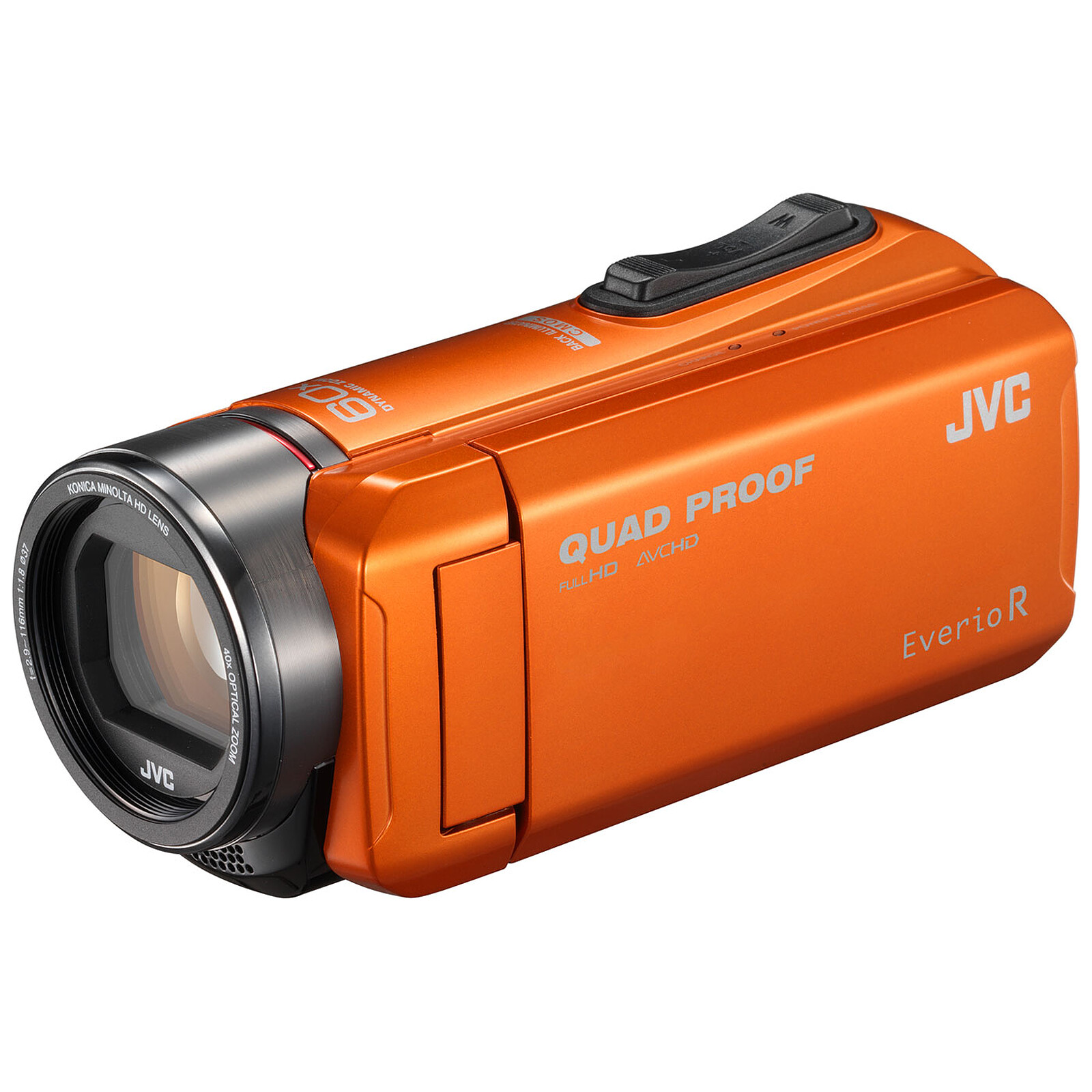 sustracción detrás menor JVC GZ-R405 Naranja - Cámara de vídeo digital JVC en LDLC | ¡Musericordia!