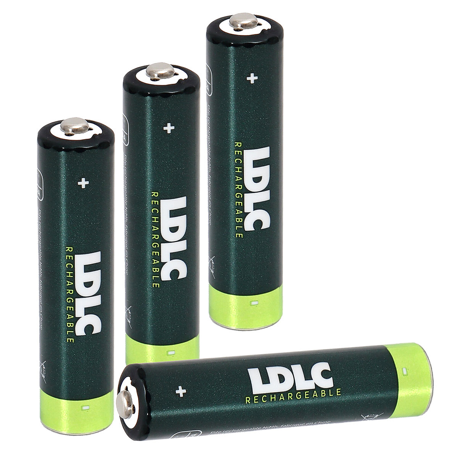 LDLC NiMH AAA - 4 x AAA rechargeable batteries (HR03) 800 mAh - Battery &  charger - LDLC
