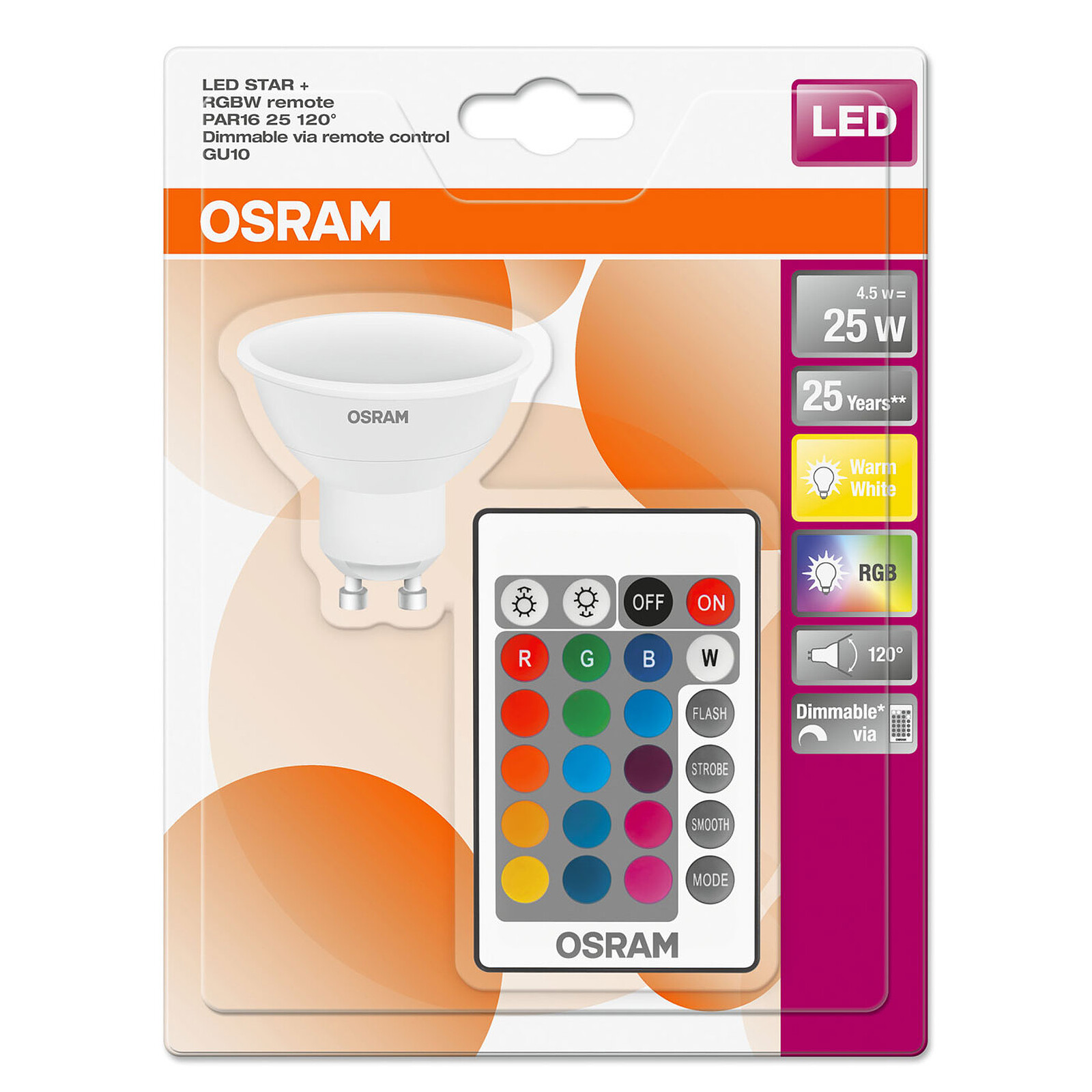 OSRAM Ampoule LED Star spot GU10 2.6W (35W) A+ - Ampoule LED - Garantie 3  ans LDLC