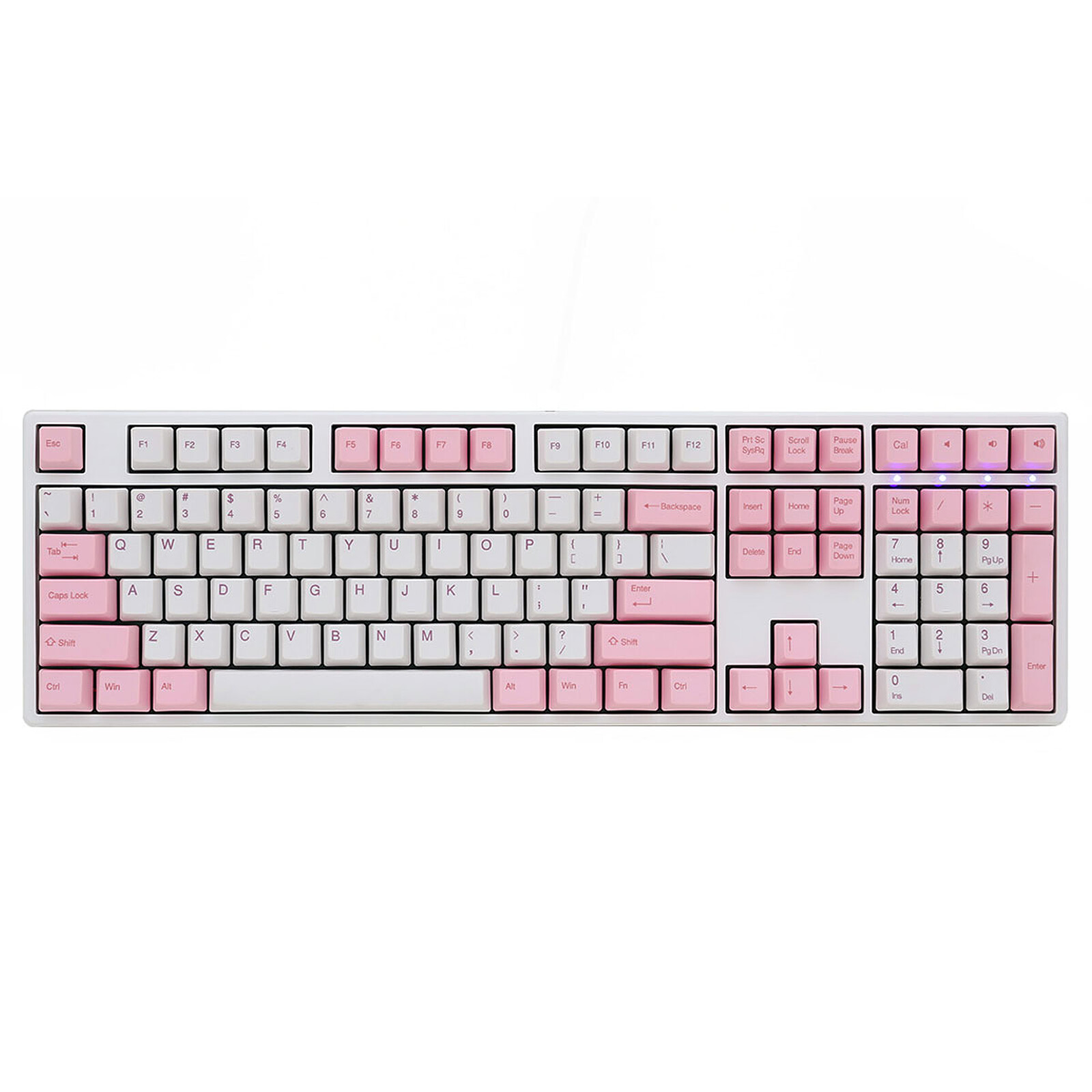 Ducky Channel One (coloris rose - Cherry MX Speed Silver