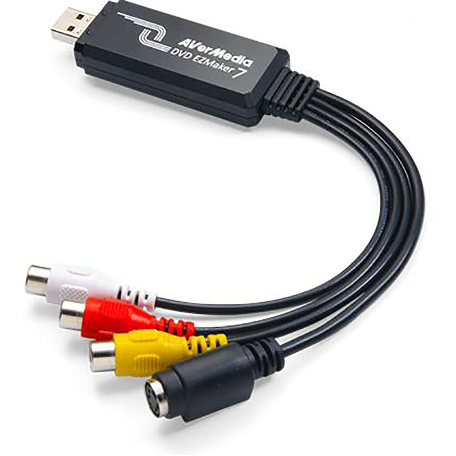 AVERMEDIA DVD EZMaker 7 Boitier d'acquisition S-Video - Composite vers USB  avec Quadrimedia
