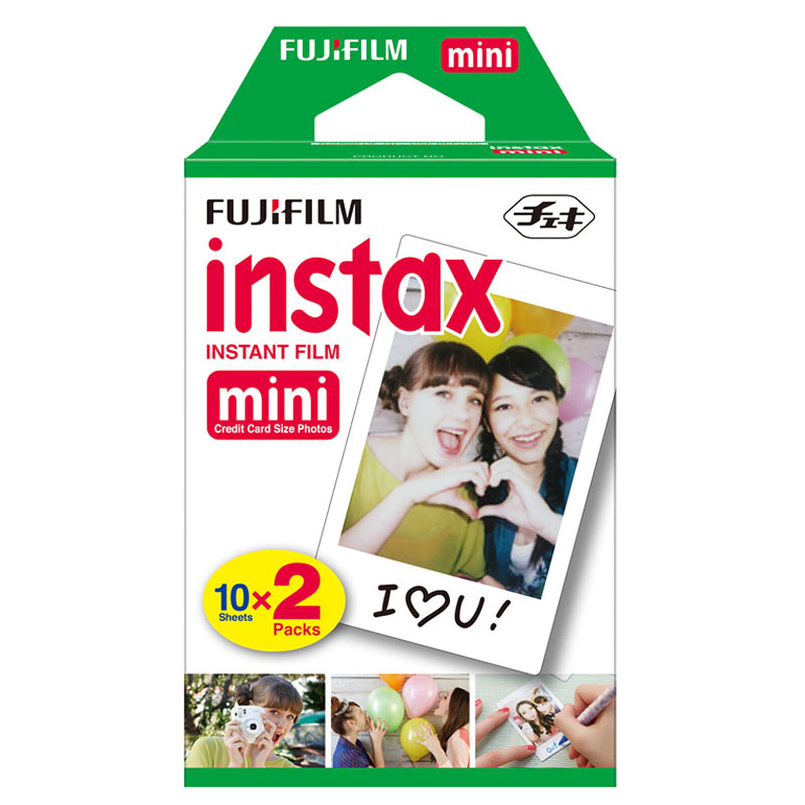 Fujifilm film instax wide bipack de 2x 10 vues
