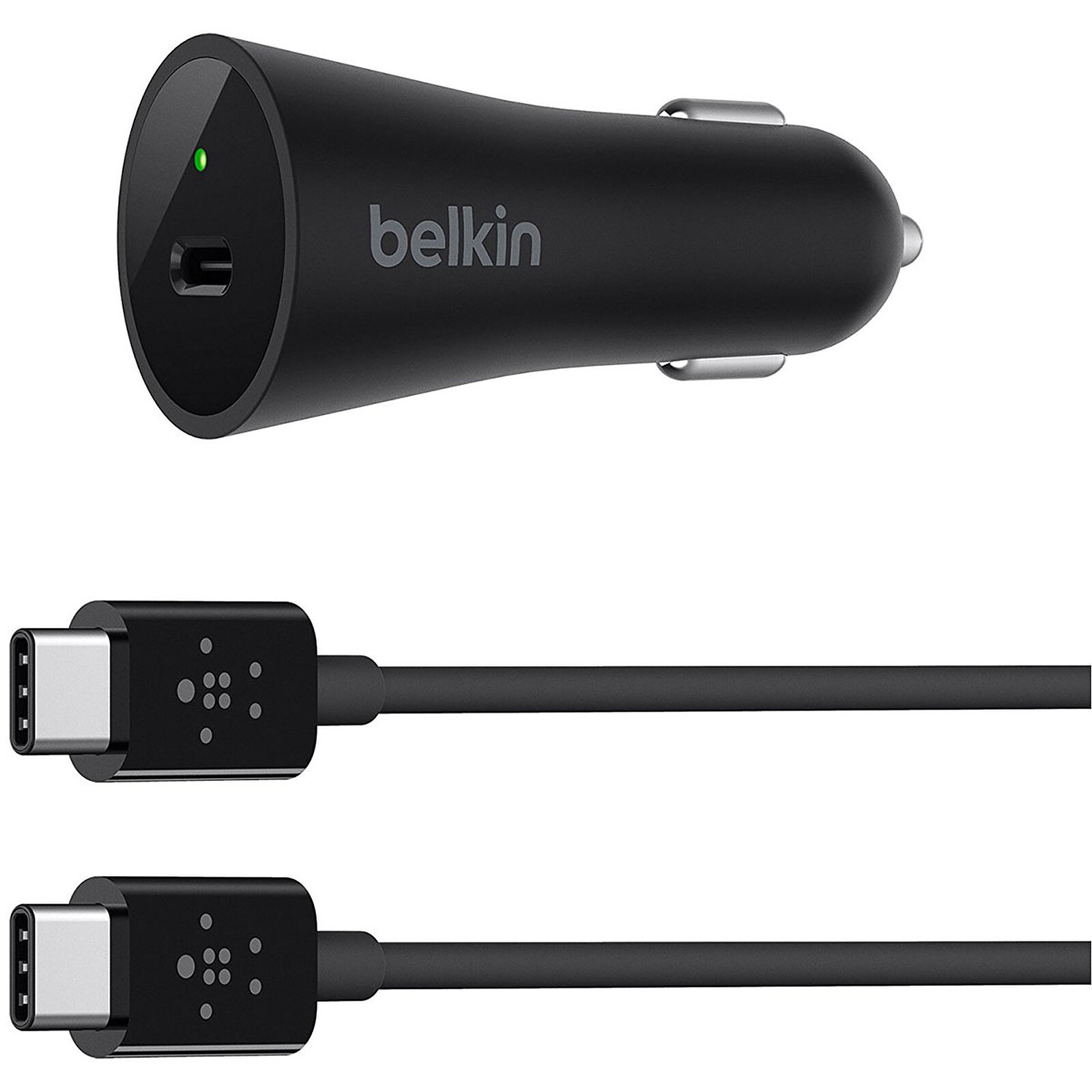 Cargador de coche Belkin Boost Charger 1 puerto USB-C (20 W) a la toma del  mechero (negro) - Cargador coche - LDLC