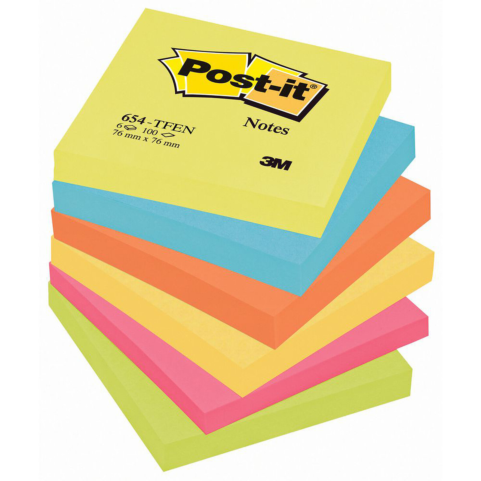 Marque-pages Post-it ®en papier - 10 blocs de 50 feuilles - Notes