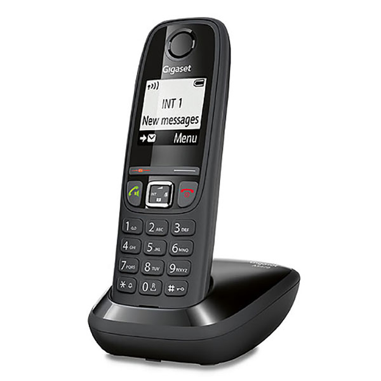 Gigaset AS470 Noir - Téléphone sans fil - Garantie 3 ans LDLC