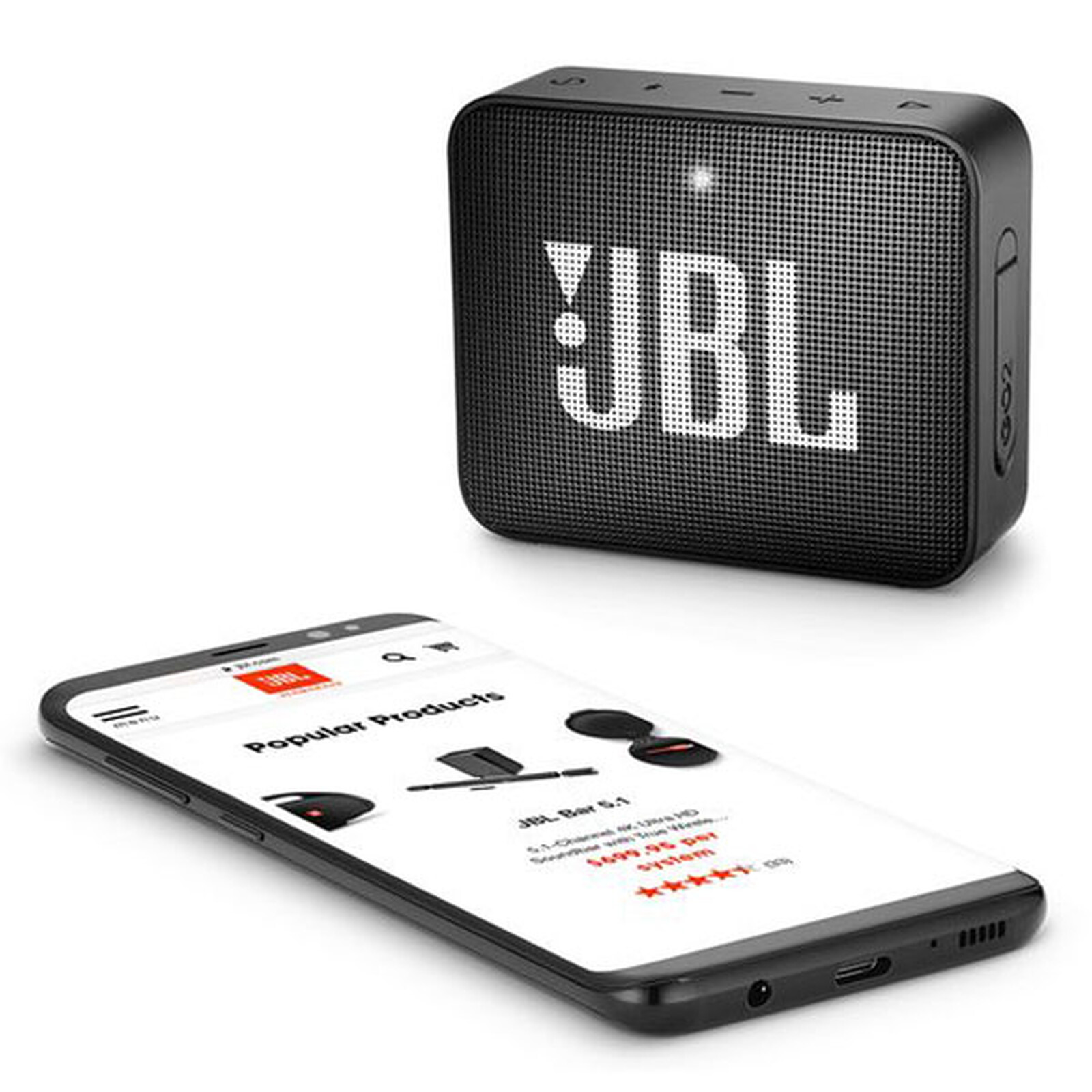 Parlante JBL Inalámbrico Bluetooth GO Essential 3.1W Negro