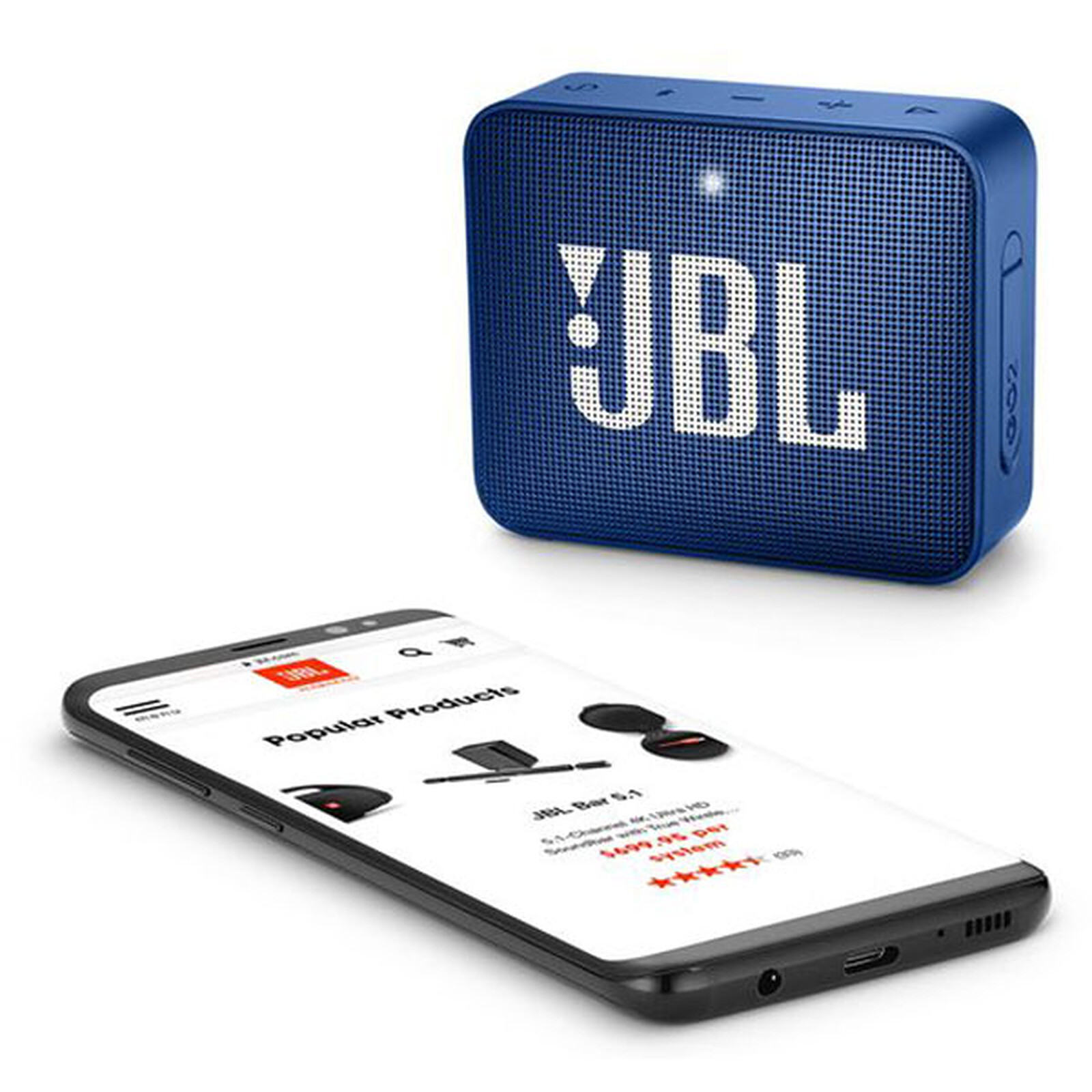 JBL GO 2 Bleu - Enceinte Bluetooth - Garantie 3 ans LDLC