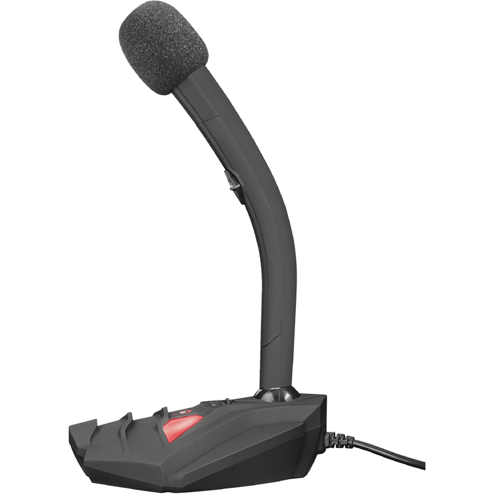 Trust GXT 210 - microphone sur pied filaire - noir Pas Cher