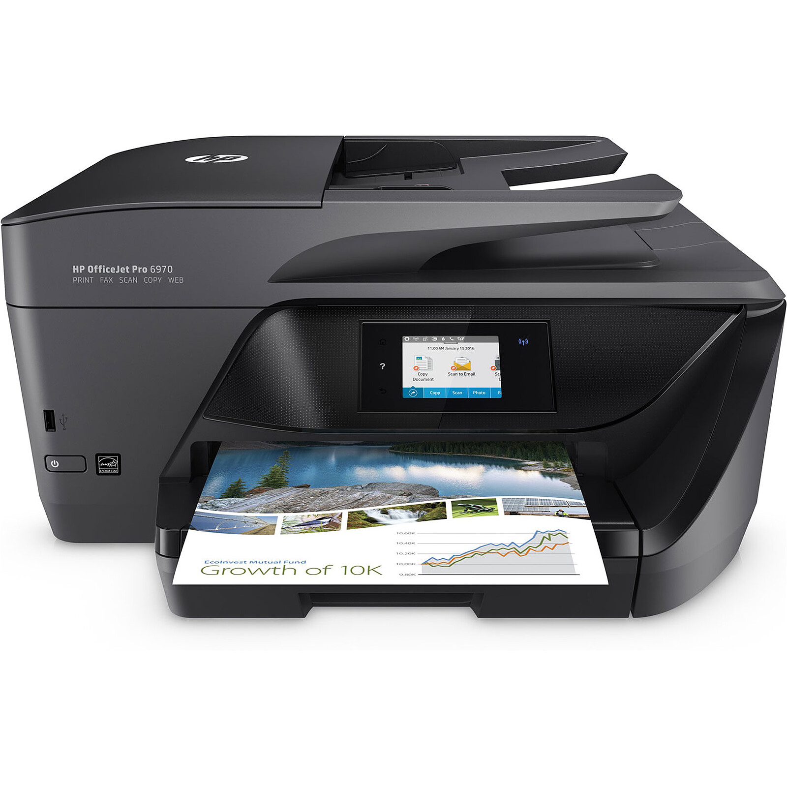 Imprimante HP Deskjet 2710E-All-in-One / Imprimante à jet d'encre couleur  A4 multifonctions/ Wifi, Bluetooth, USB - Bon Comptoir