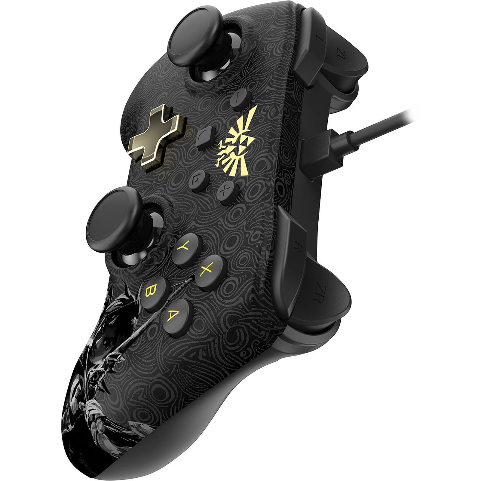 Power a manette switch wired controller zelda link POW0617885018060 -  Conforama